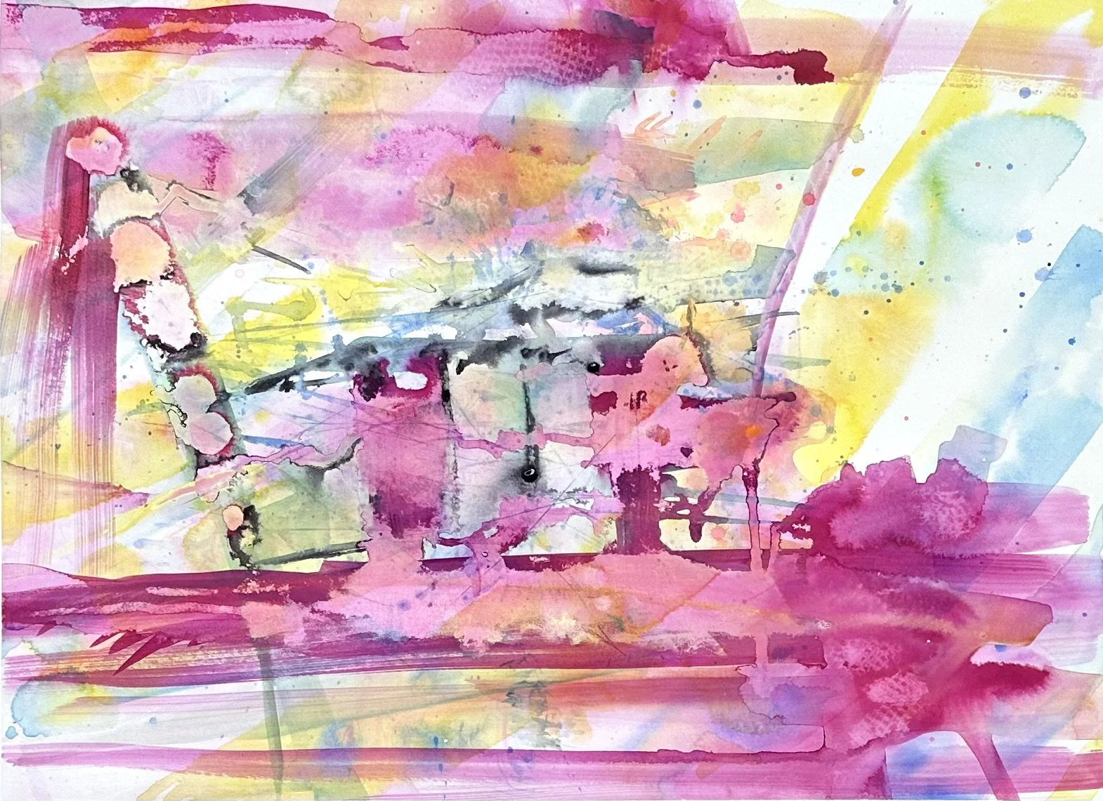 pink-yellow-fugue-abstract-watercolor-painting-susan-t-billington.jpeg
