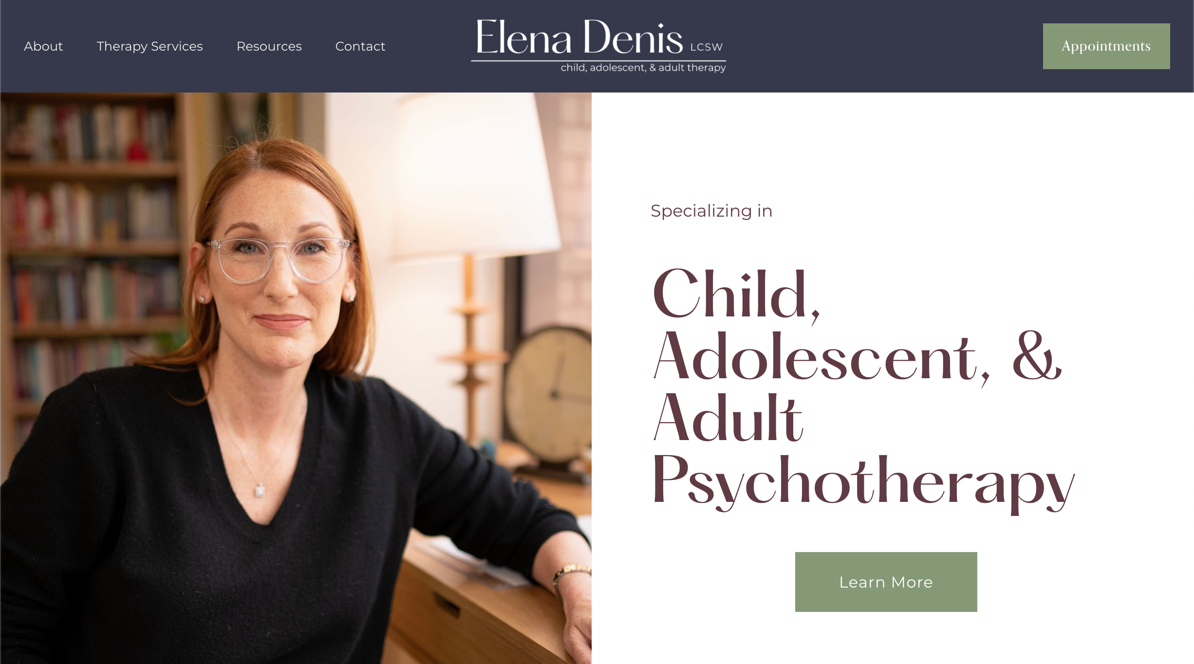 Elena Denis LCSW Website