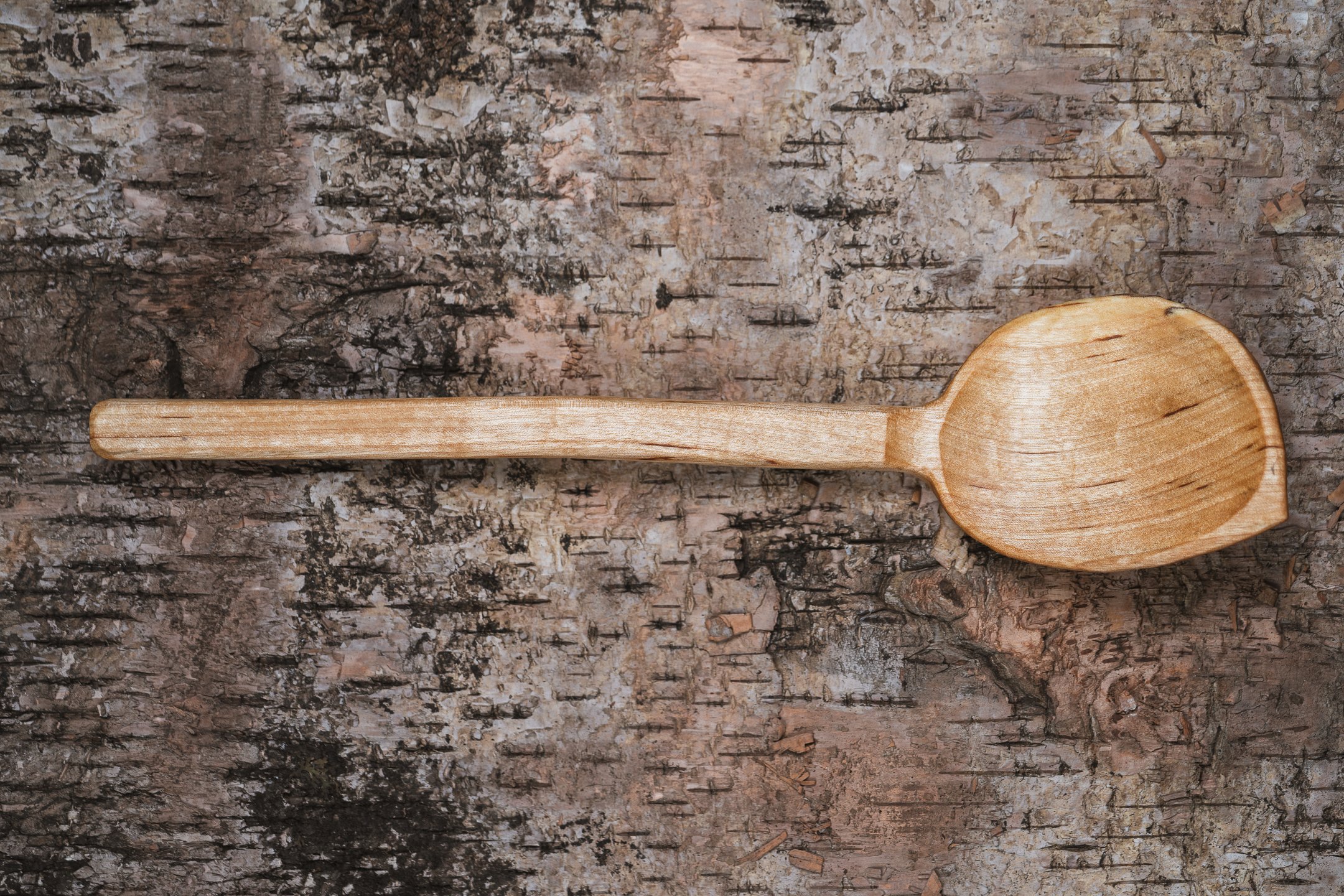 Large Birch Cooking Spoon