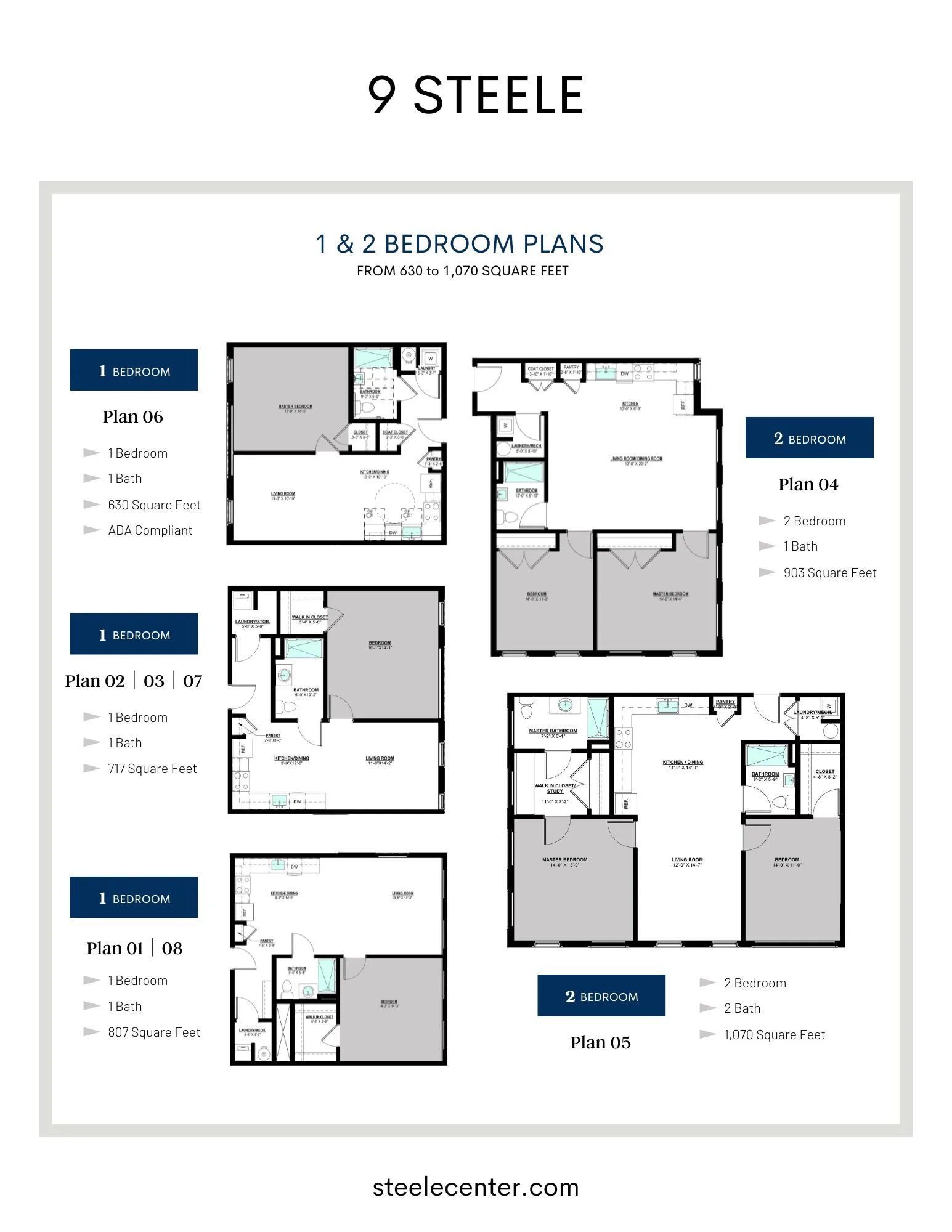 Apartments — Steele Center