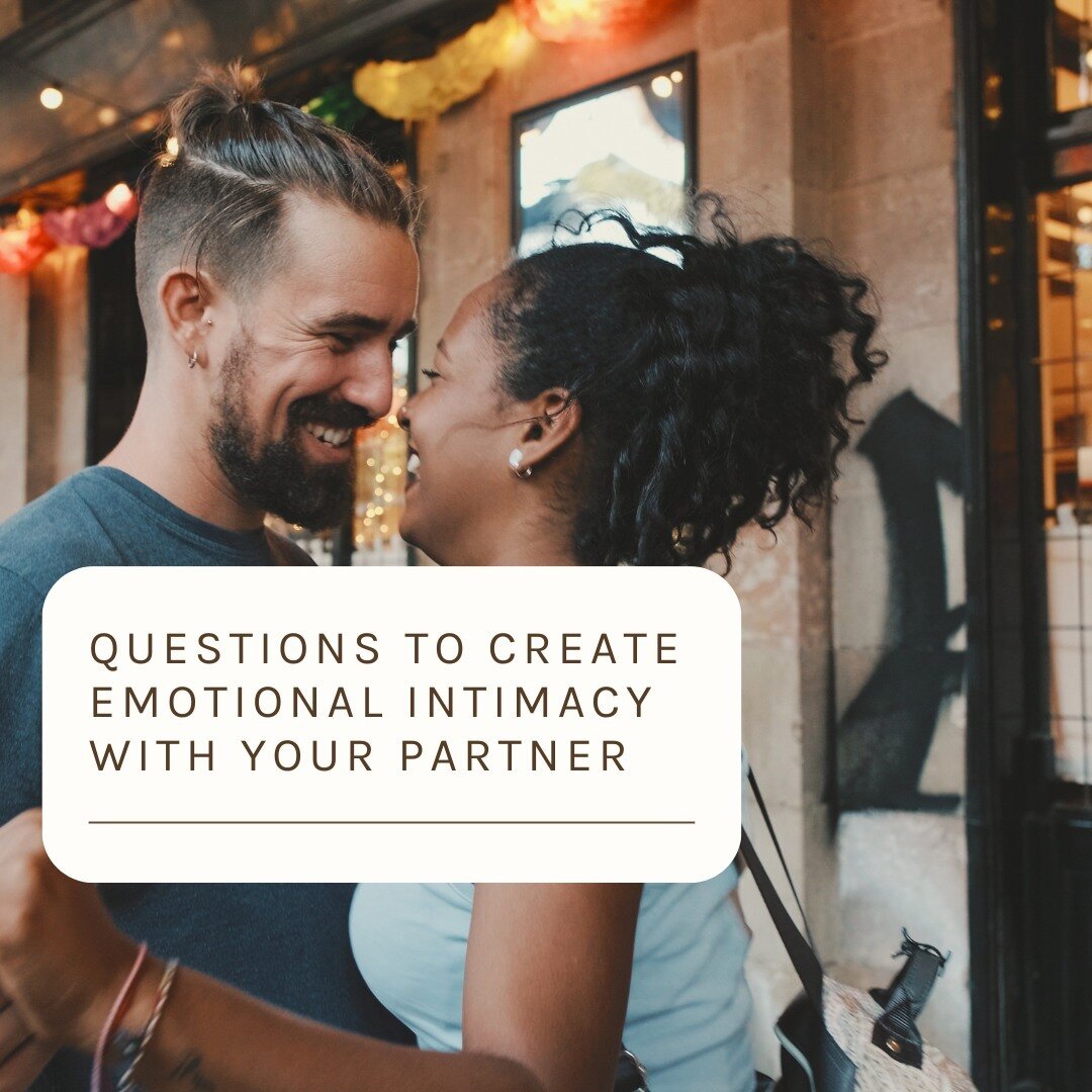 READY TO DEEPEN THE EMOTIONAL CONNECTION WITH YOUR PARTNER? *Save these questions for later*👇

As intimacy goes beyond the physical, diving into the emotional realm for a sense of connection, trust, and safety. When you and your partner are relaxed 