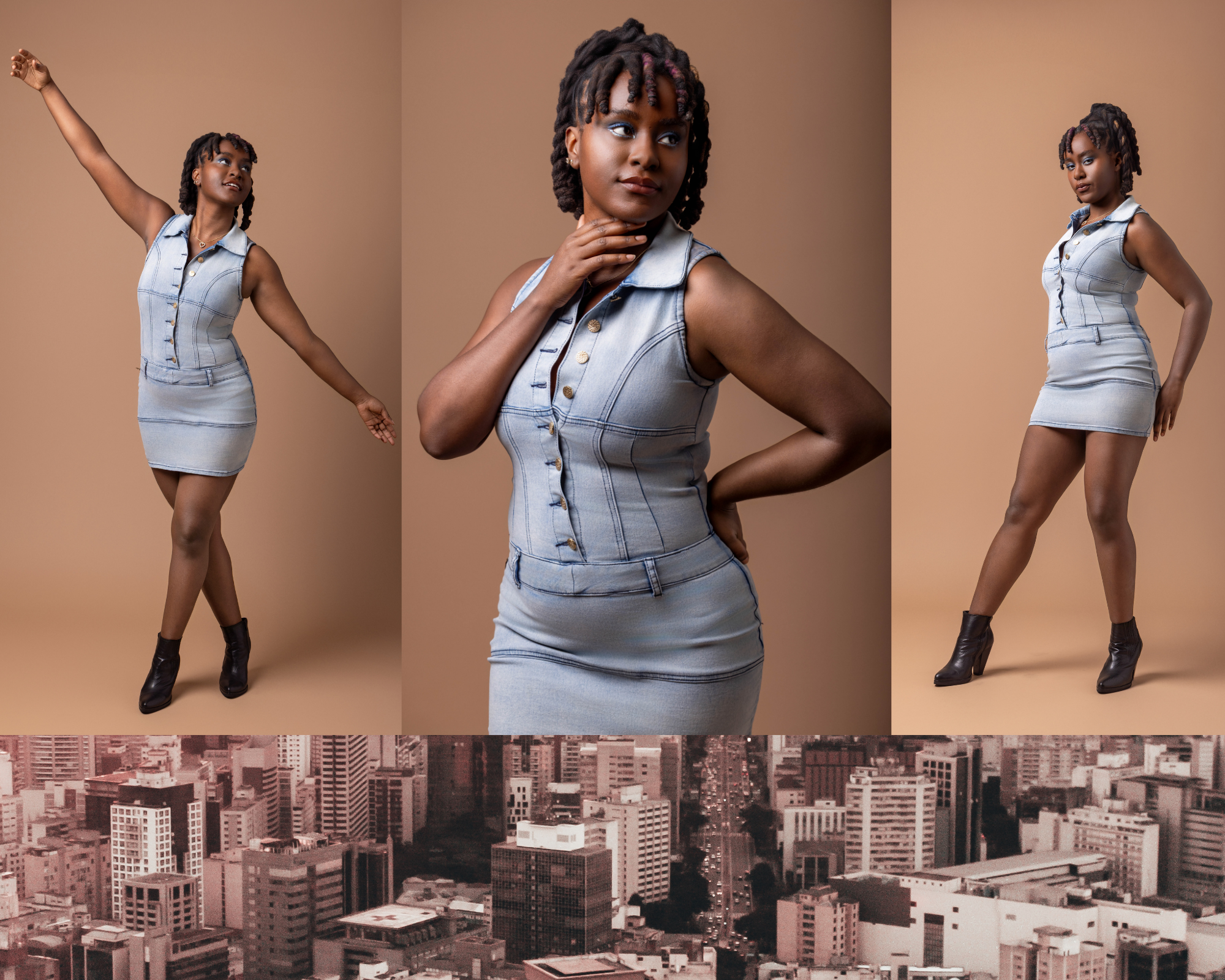 James Peckham Photography for Janusz Kawa's Fashion Editorial Class at School for Visual Arts Theme: Denim Makeup By: Chloeee_makeupartist