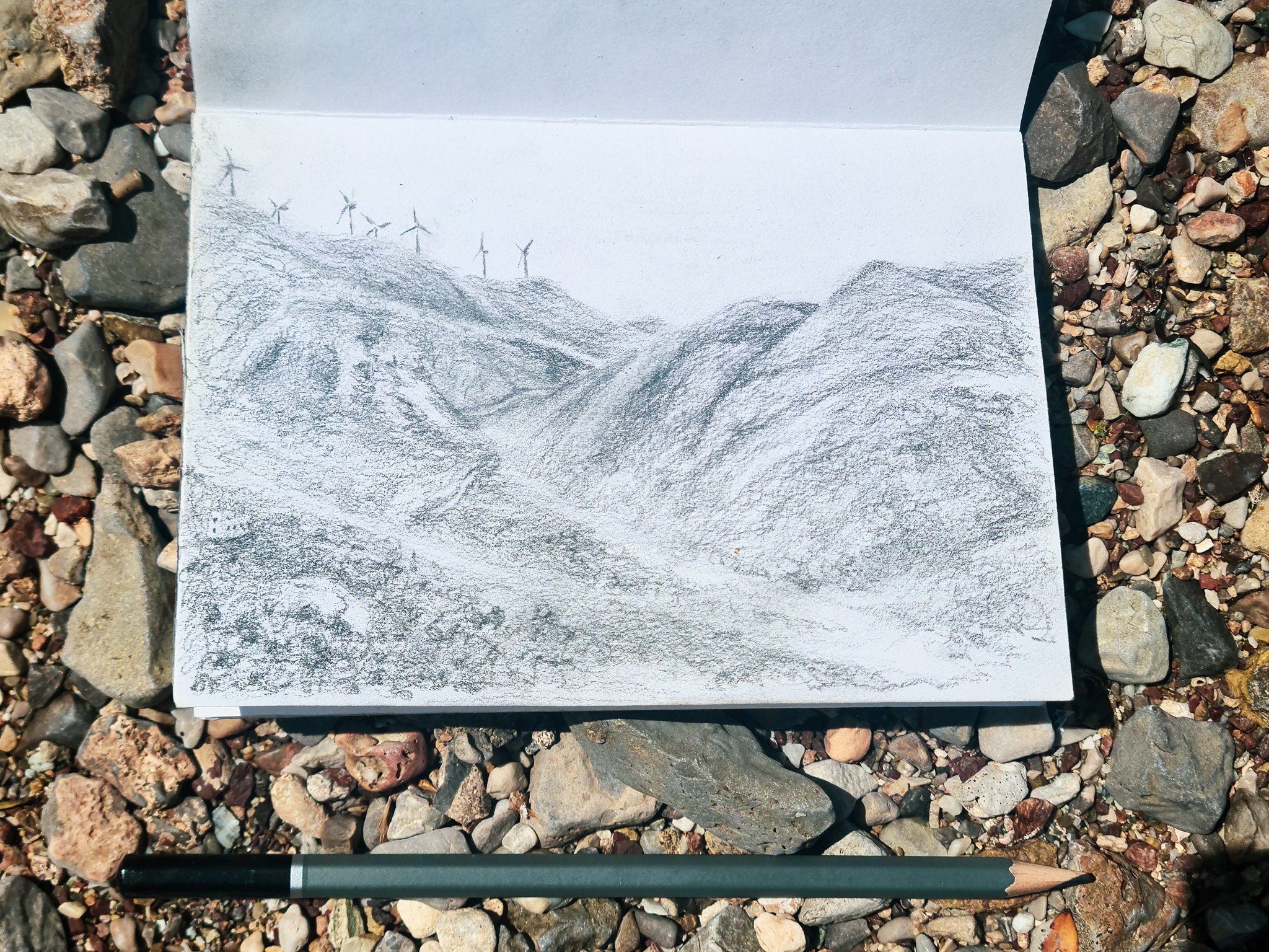 My sketches of the Skroponeria Hills