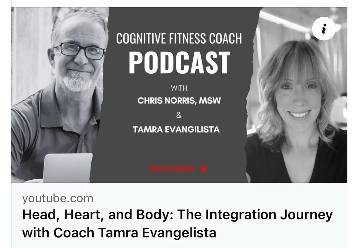 📣 Exciting Announcement!!!!!! 📣 

I had the extreme pleasure to be invited onto the Cognitive Fitness Coach Podcast this past week. Coach Chris interviewed me about my journey into healing and becoming a coach. Topics we discussed - how I became a 