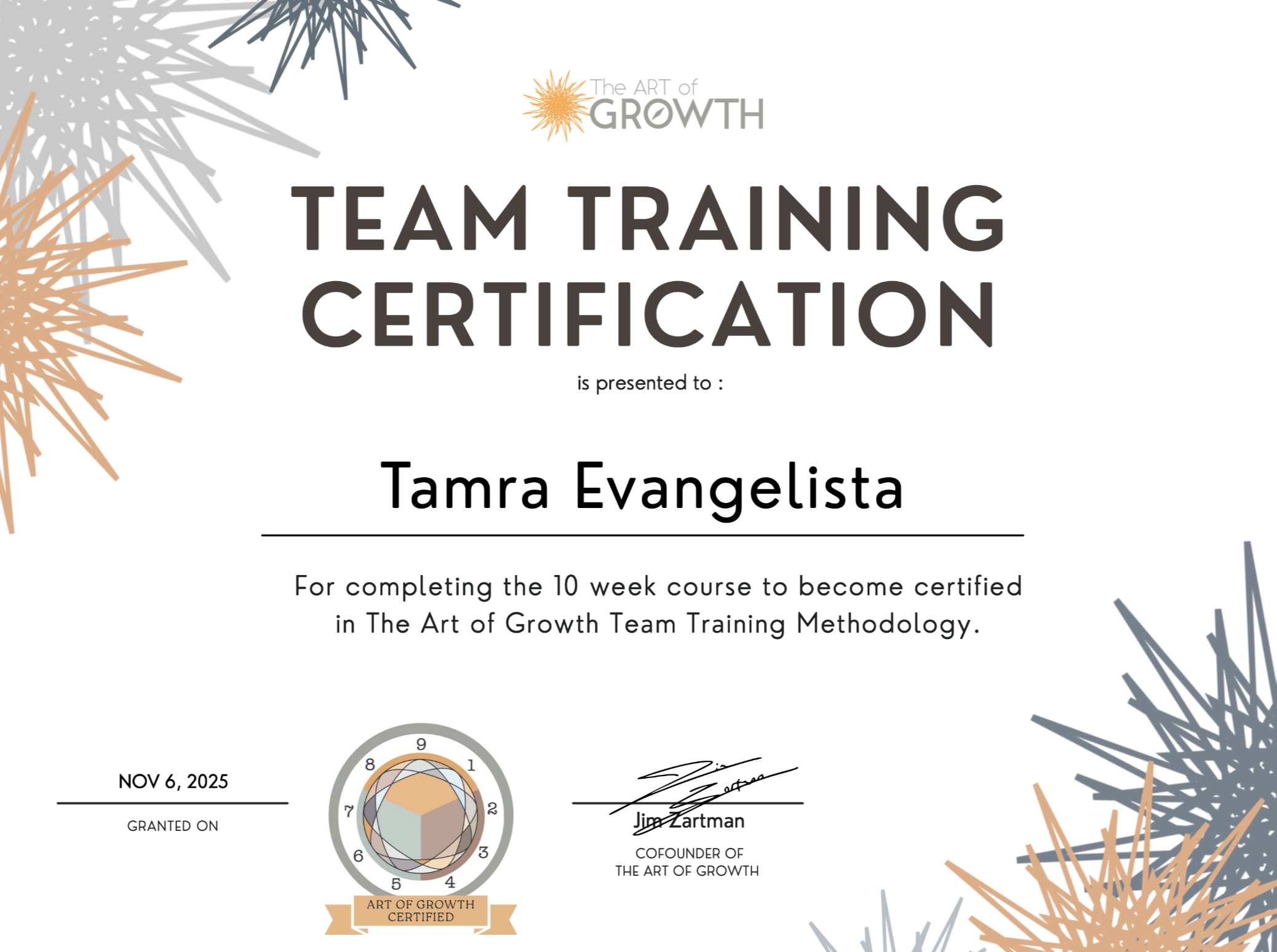 Enneagram Team Training Certification (from The Art of Growth)