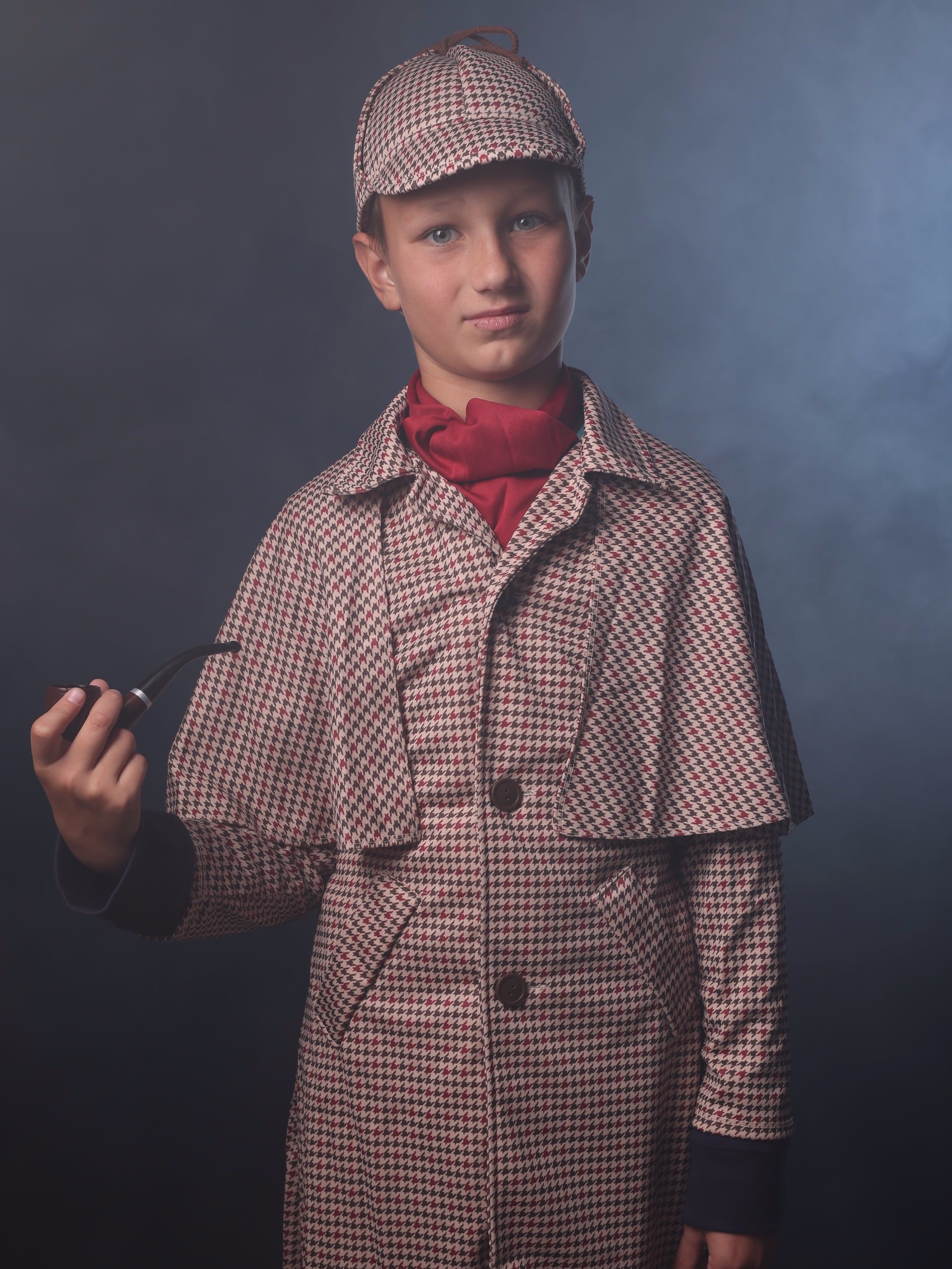 Smokey Halloween Photo Booth at The Trolley Studio inside of Trolley