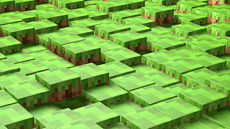 Minecraft Earth 'Build, Explore, Create' 46 x 60 Glow in the