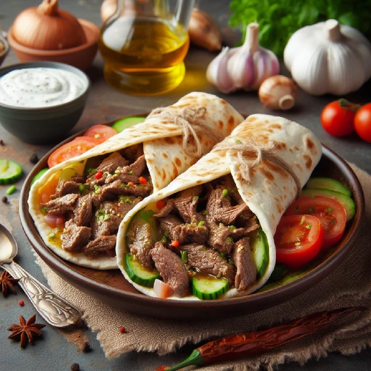 Beef Shawarma with Garlic Sauce Recipe — GripRoom
