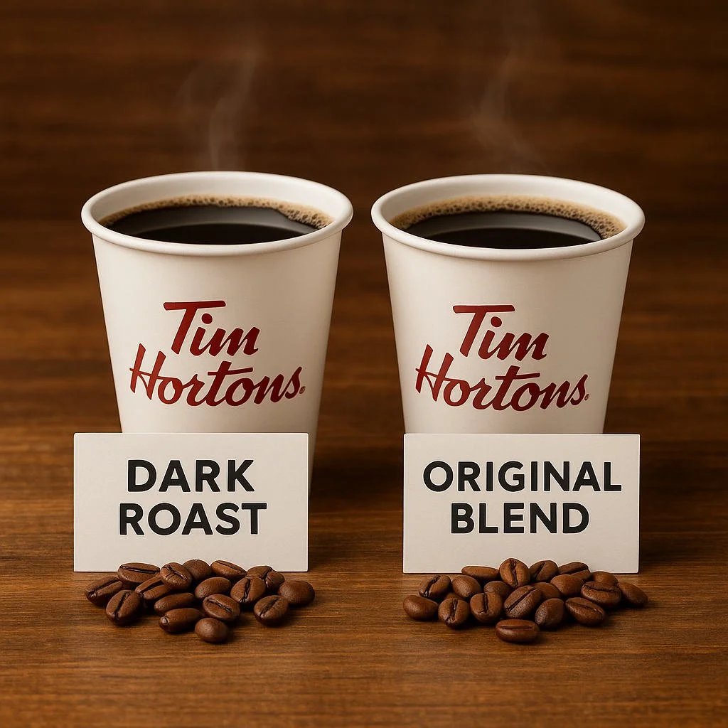 Tim Hortons Dark Roast vs. Original Blend