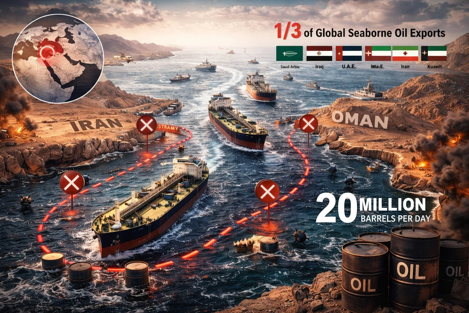 How Much Oil Flows Through the Strait of Hormuz—and Why It’s a Chokepoint