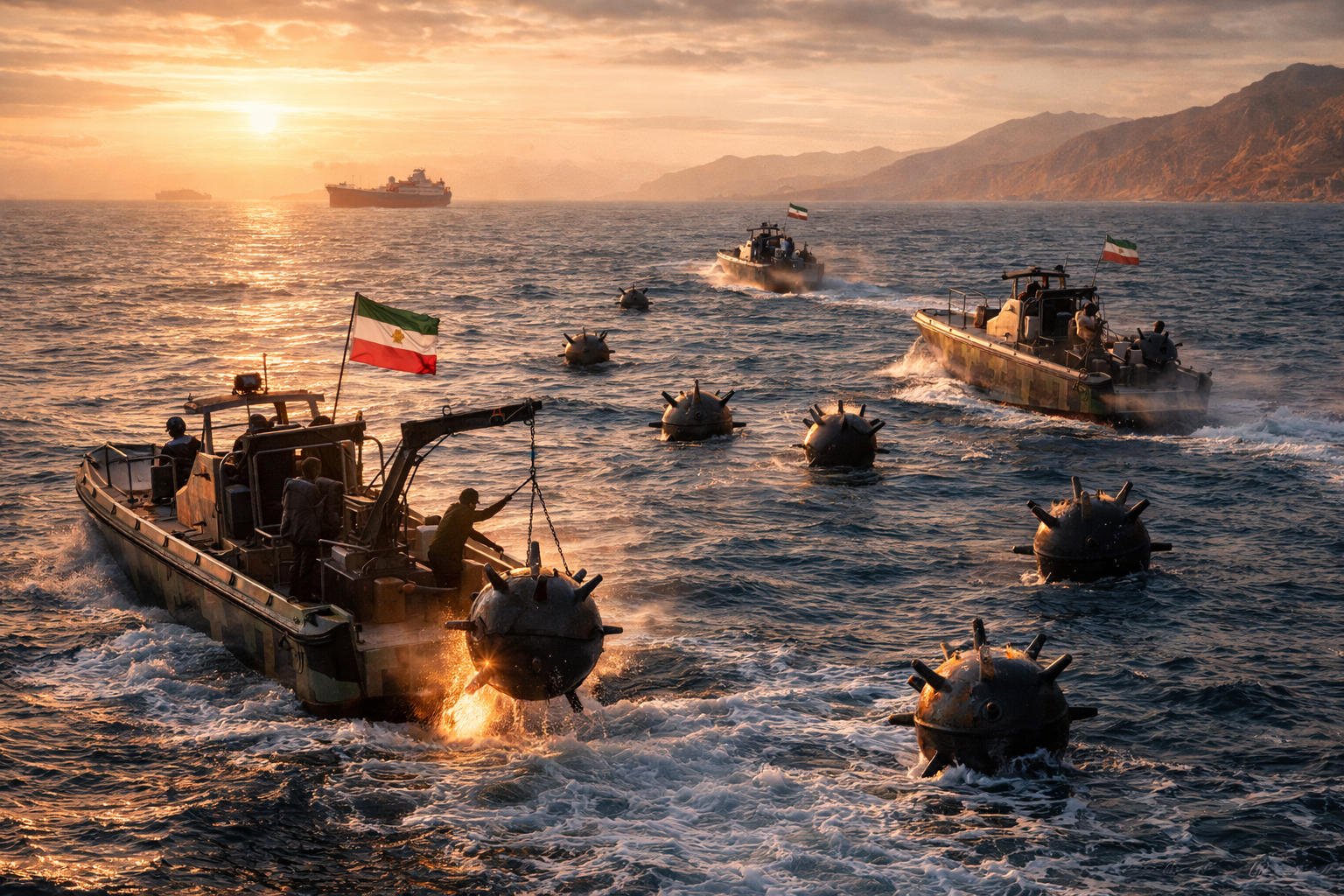 Iran Appears to Be Moving Naval Mines Into Hormuz Shipping Lanes