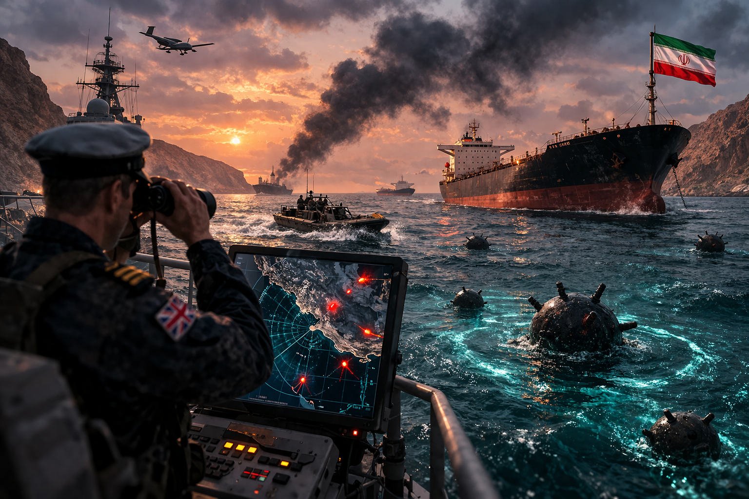 UK Says Signals Are Growing Clearer That Iran May Have Started Mining Hormuz