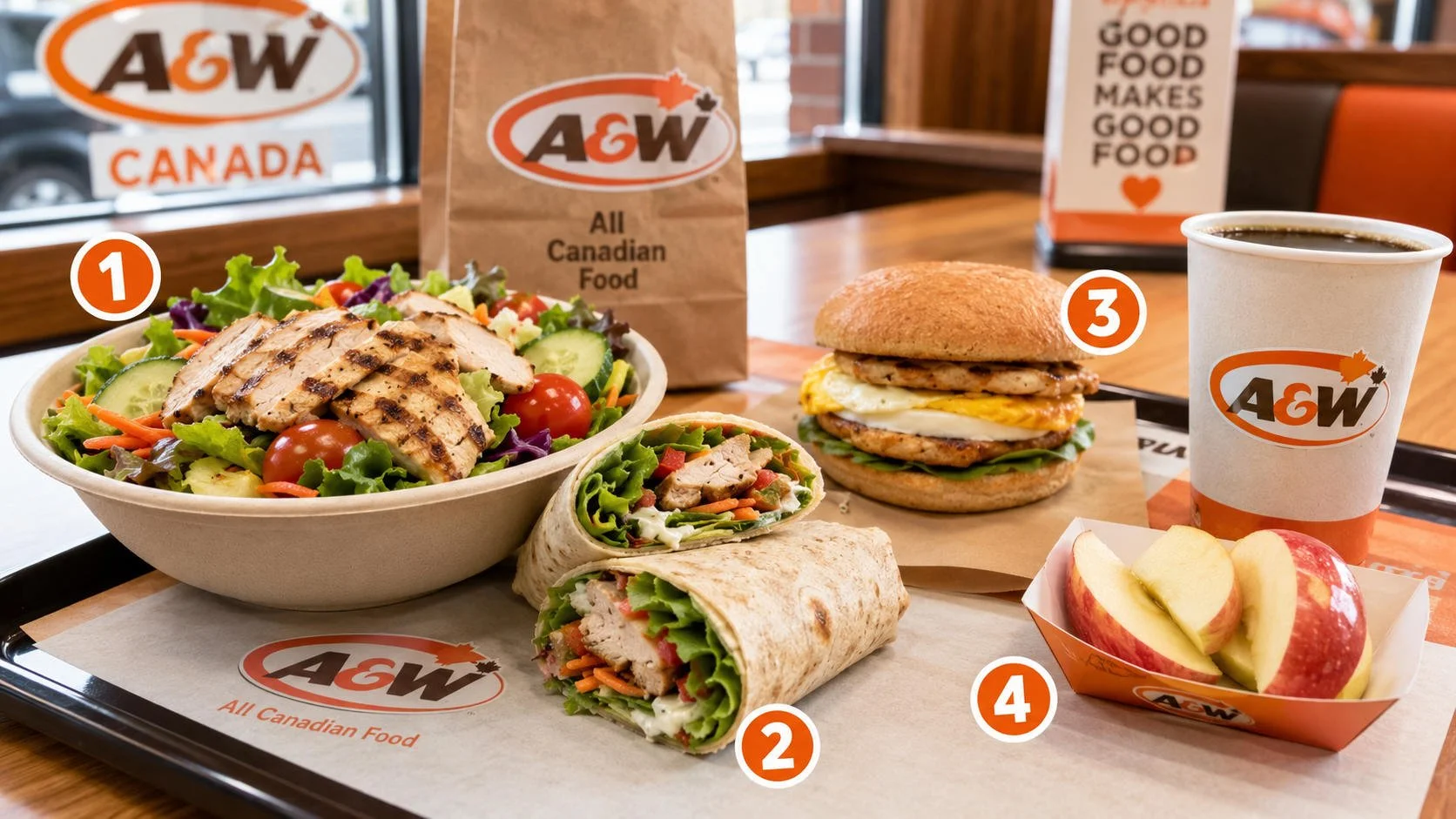 A&amp;W Low-Calorie Options Ranked