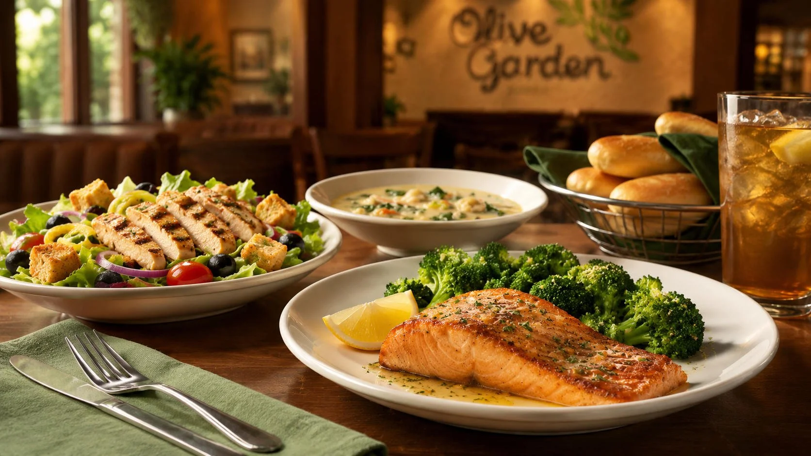 Olive Garden High-Protein Low-Calorie Orders