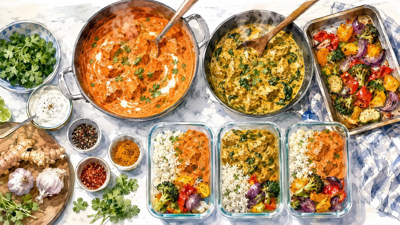 High-Protein, Low-Calorie Indian Food You Can Meal Prep at Home