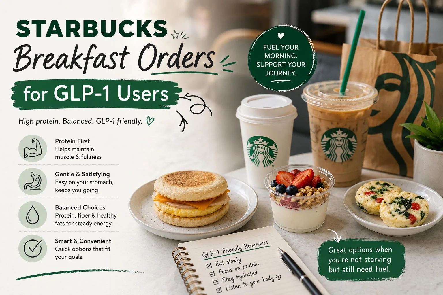 Starbucks Breakfast Orders for GLP-1 Users