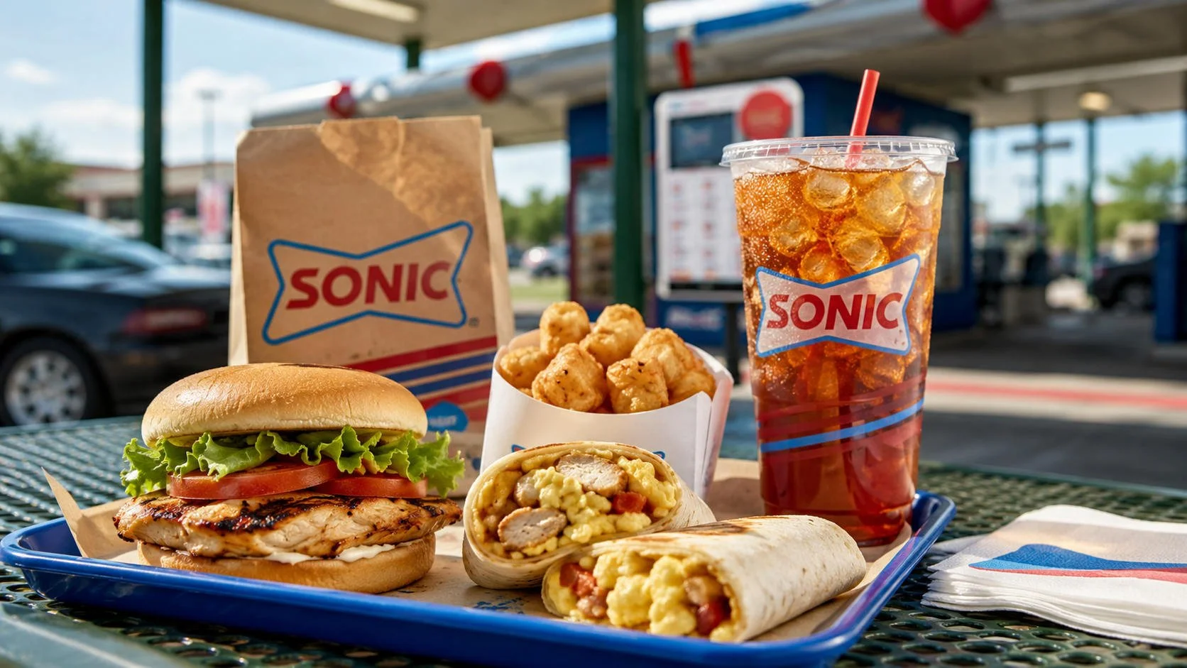 Sonic High-Protein Low-Calorie Orders