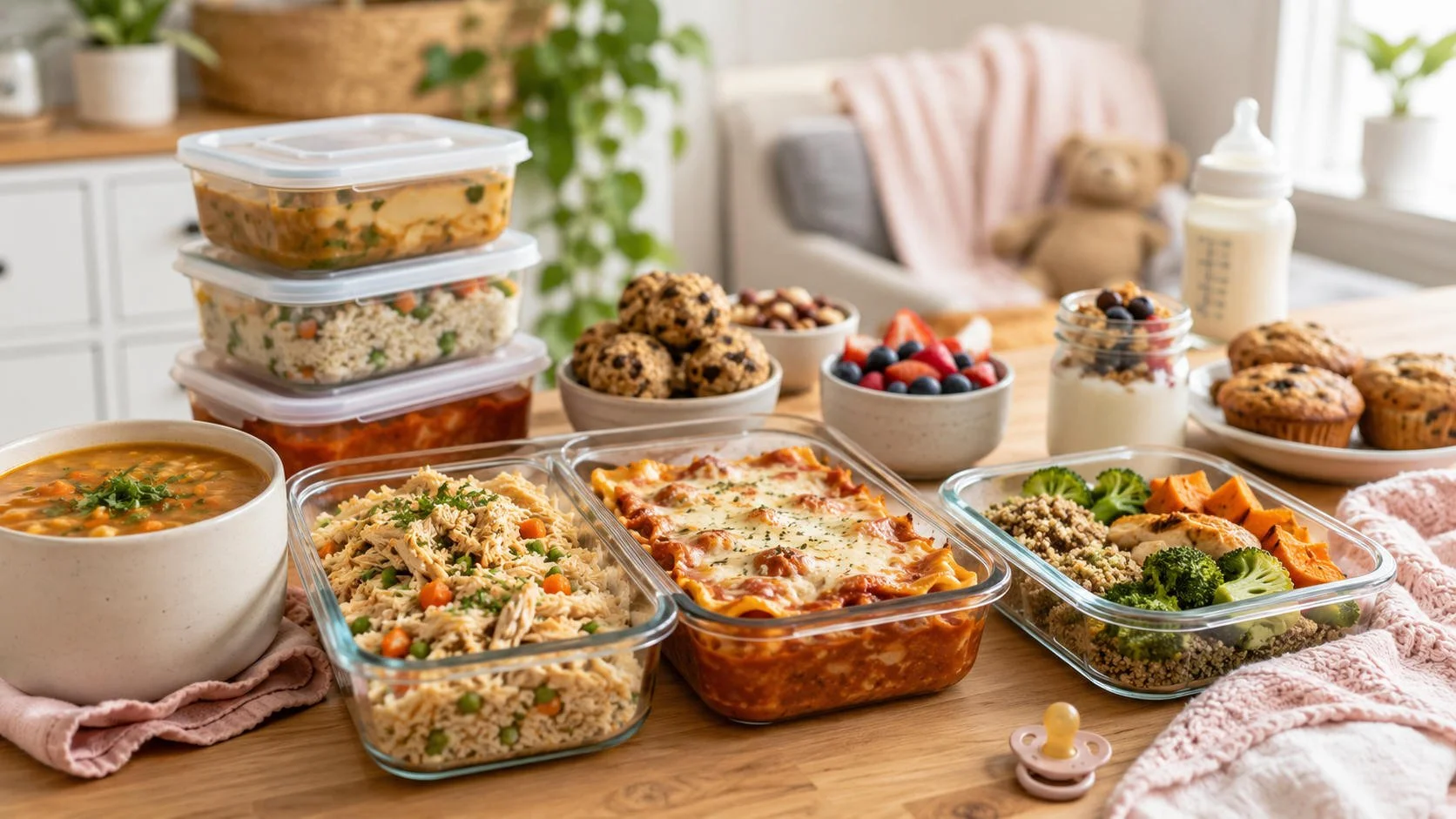 Meal Prep Ideas for Postpartum: Easy Freezer Meals, Snacks, and Recovery Foods