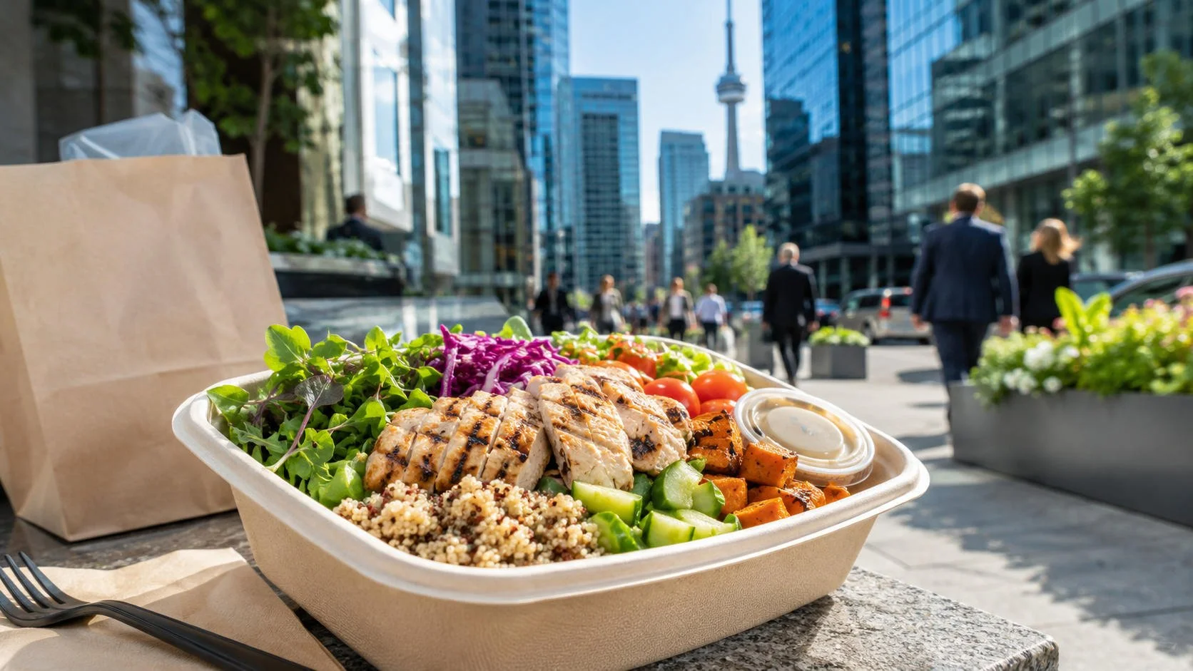 Healthy Takeout Near Toronto Financial District: Best PATH Lunch Picks