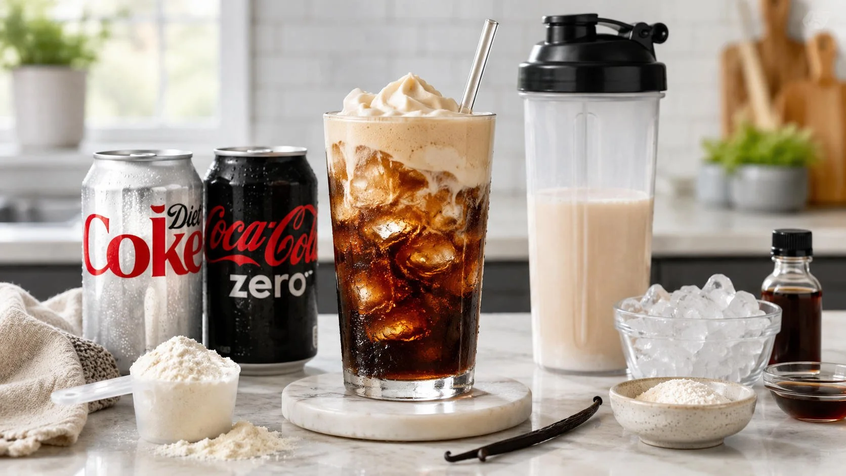 How to Make High-Protein Diet Coke or Coke Zero at Home