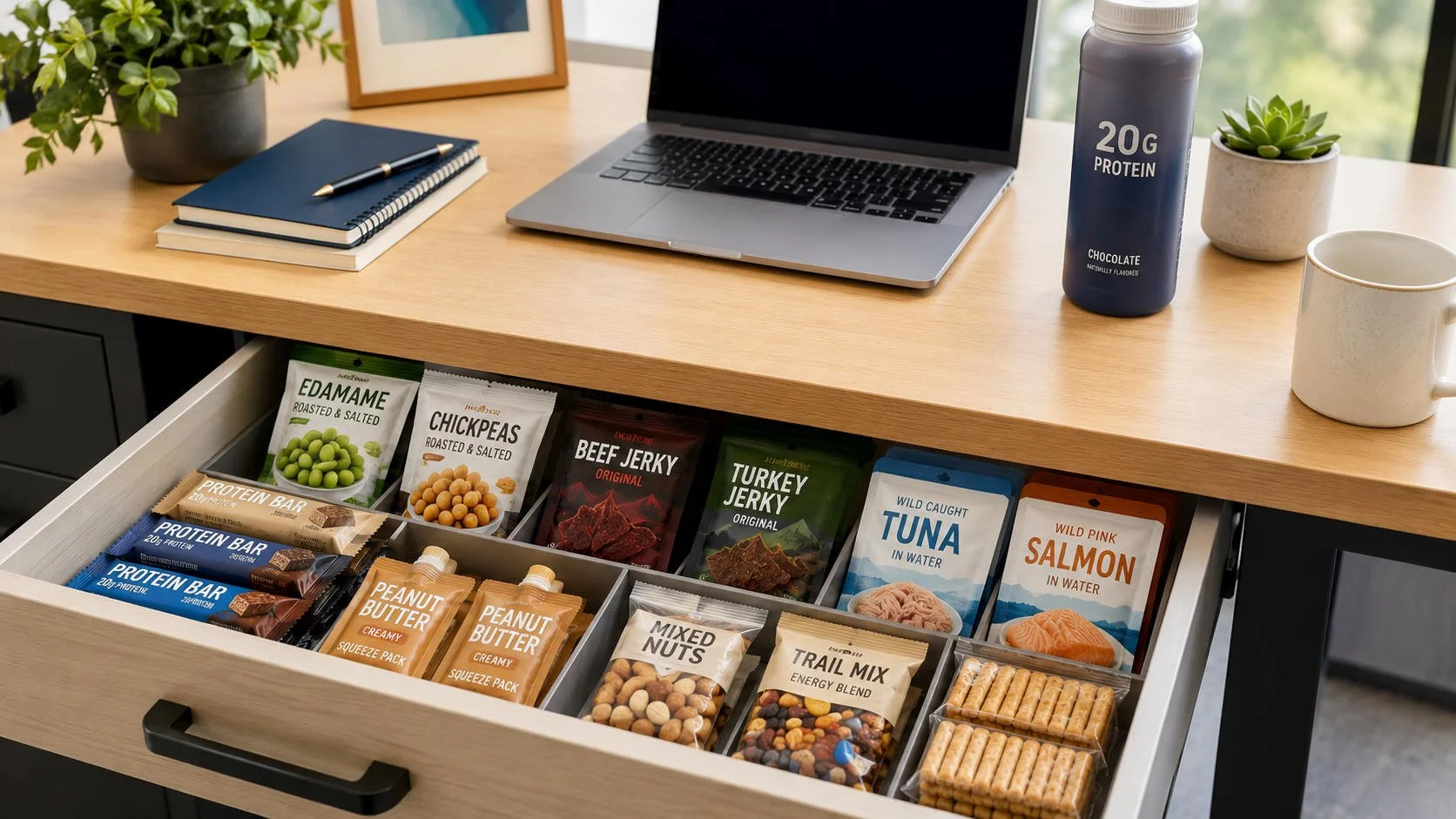GLP-1 Protein Snacks for Work When You Forget to Eat