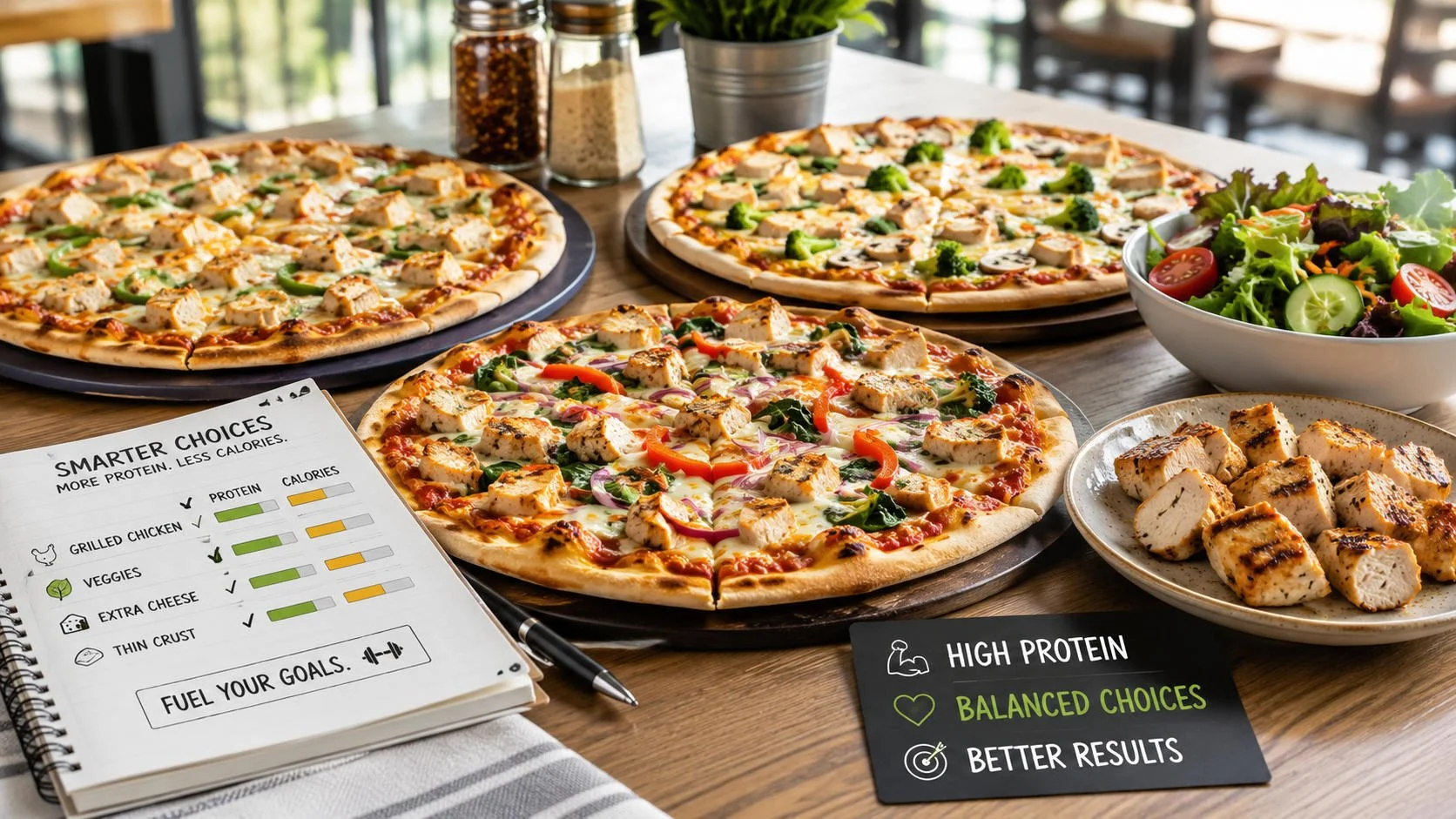Best Chain Pizza Orders for Protein per Calorie