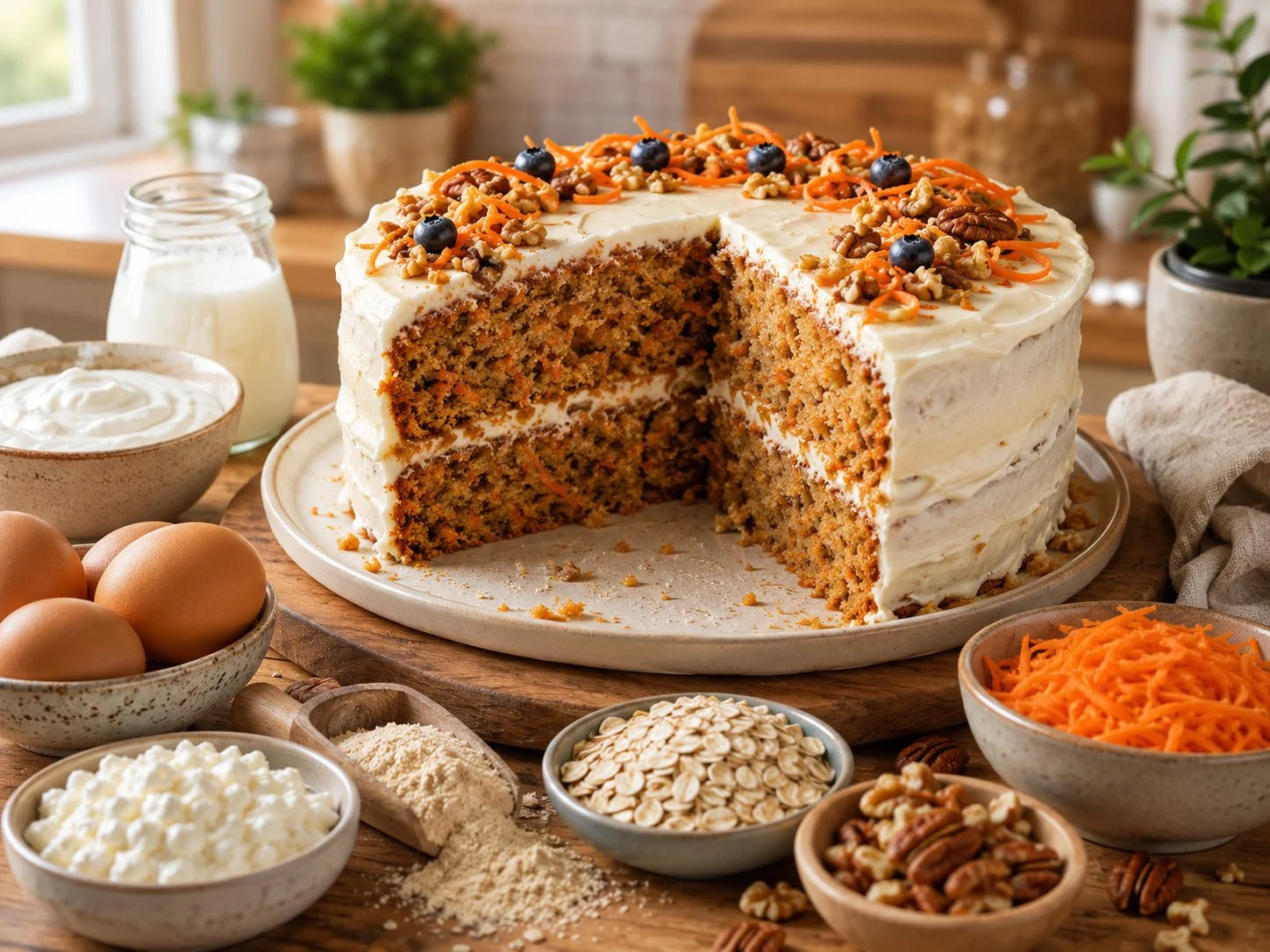 High Protein Carrot Cake Recipe