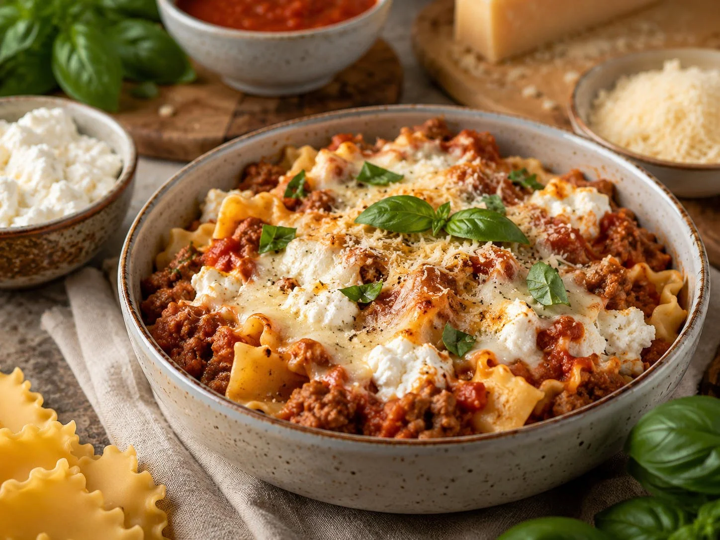 High-Protein Lasagna Bowl Recipe