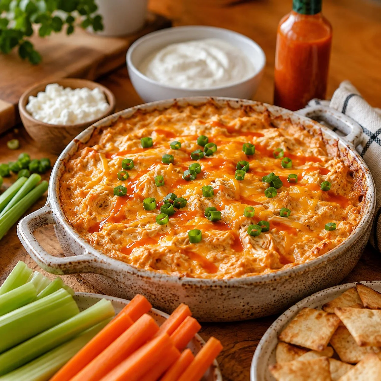 High-Protein Buffalo Chicken Dip Recipe