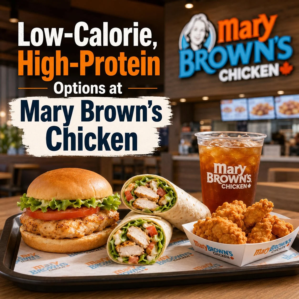 Low-Calorie, High-Protein Options at Mary Brown’s Chicken