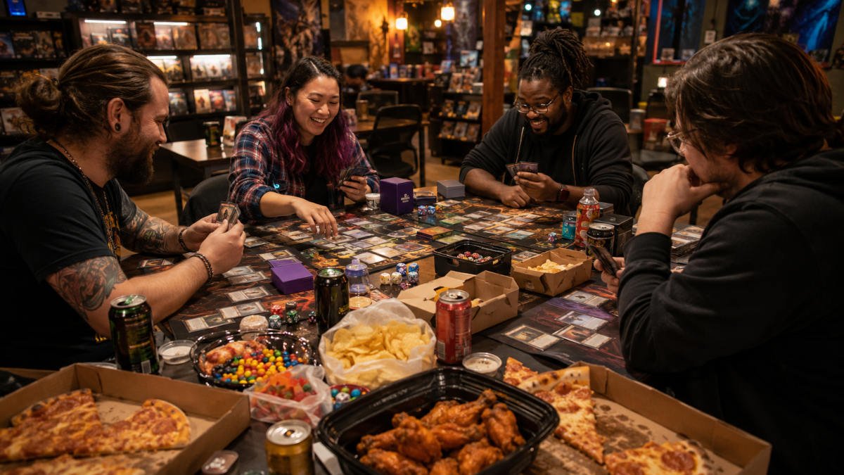 What Magic: The Gathering Players Eat on Commander Night
