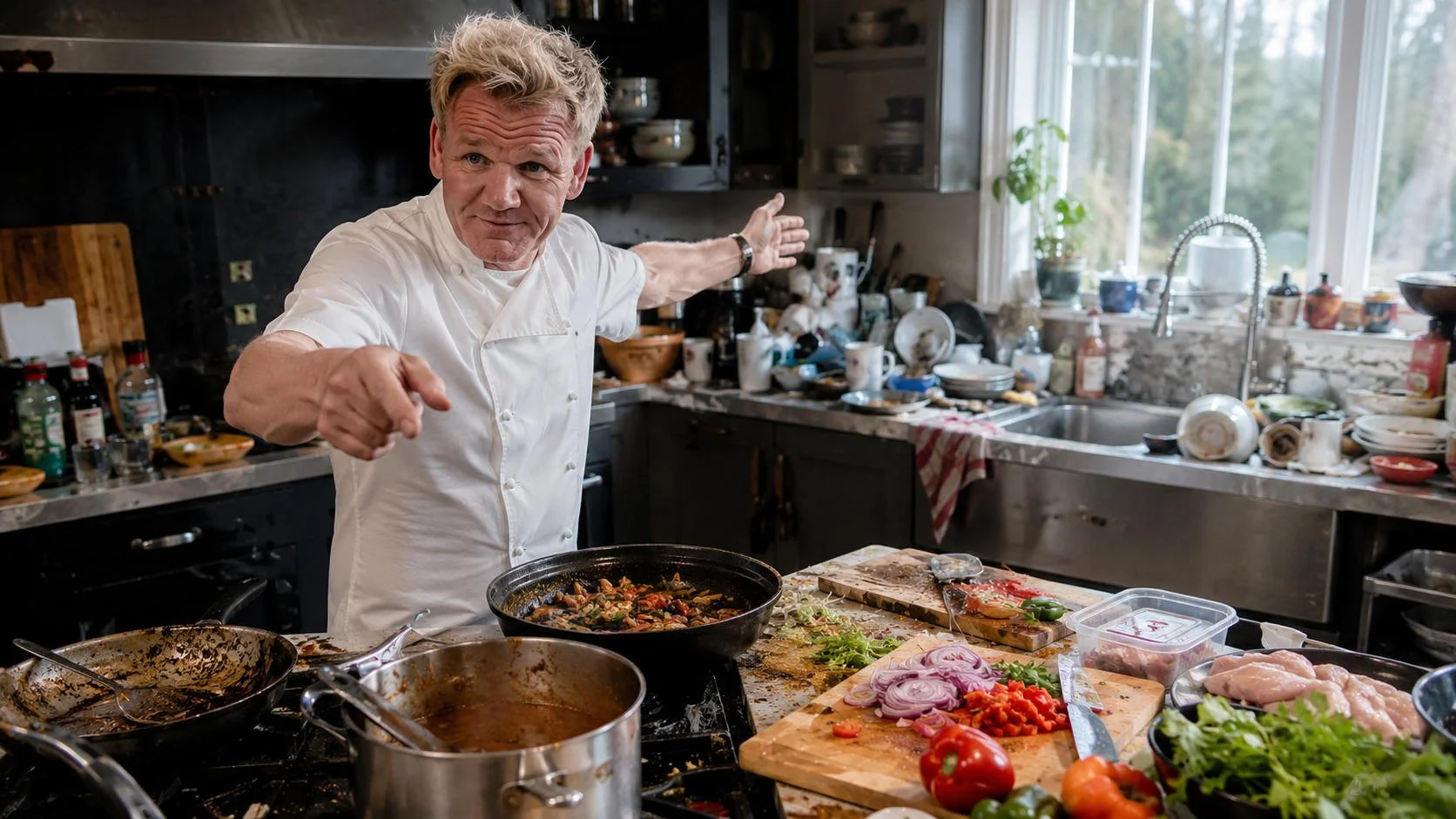 What Gordon Ramsay Would Fix First in a Messy Home Kitchen
