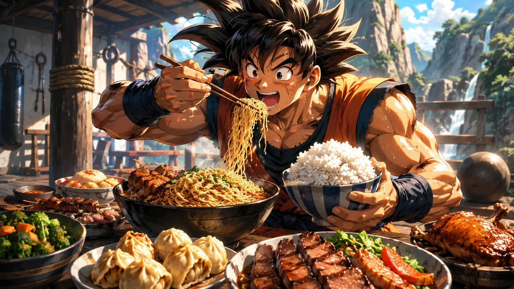 What Dragon Ball Z Gets Right About Eating After Training
