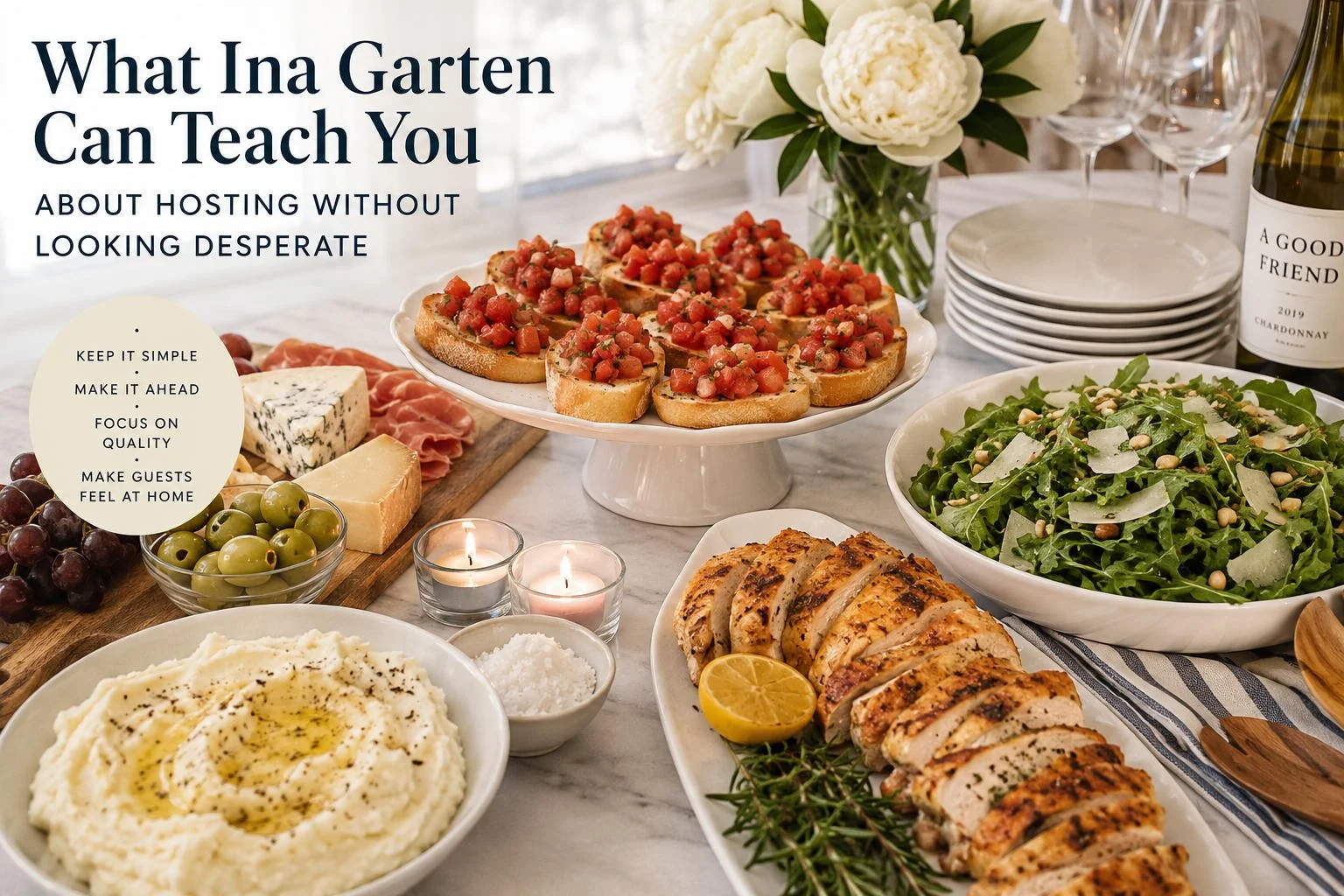 What Ina Garten Can Teach You About Hosting Without Looking Desperate