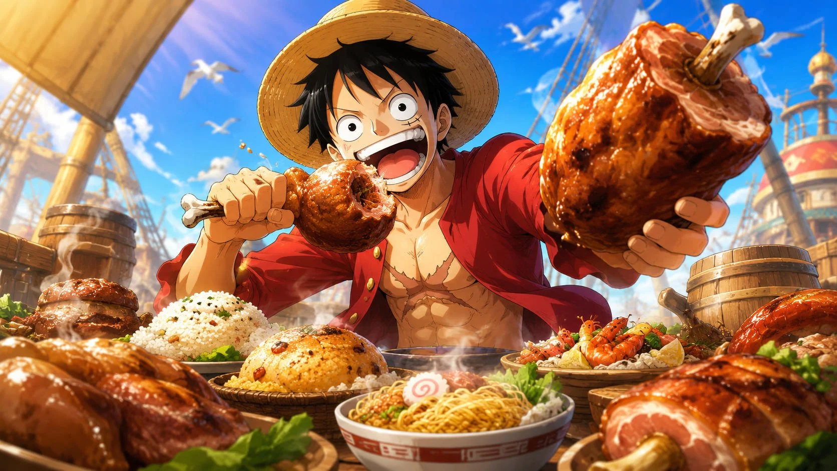 Luffy From One Piece Is the Ultimate Food Motivation Character