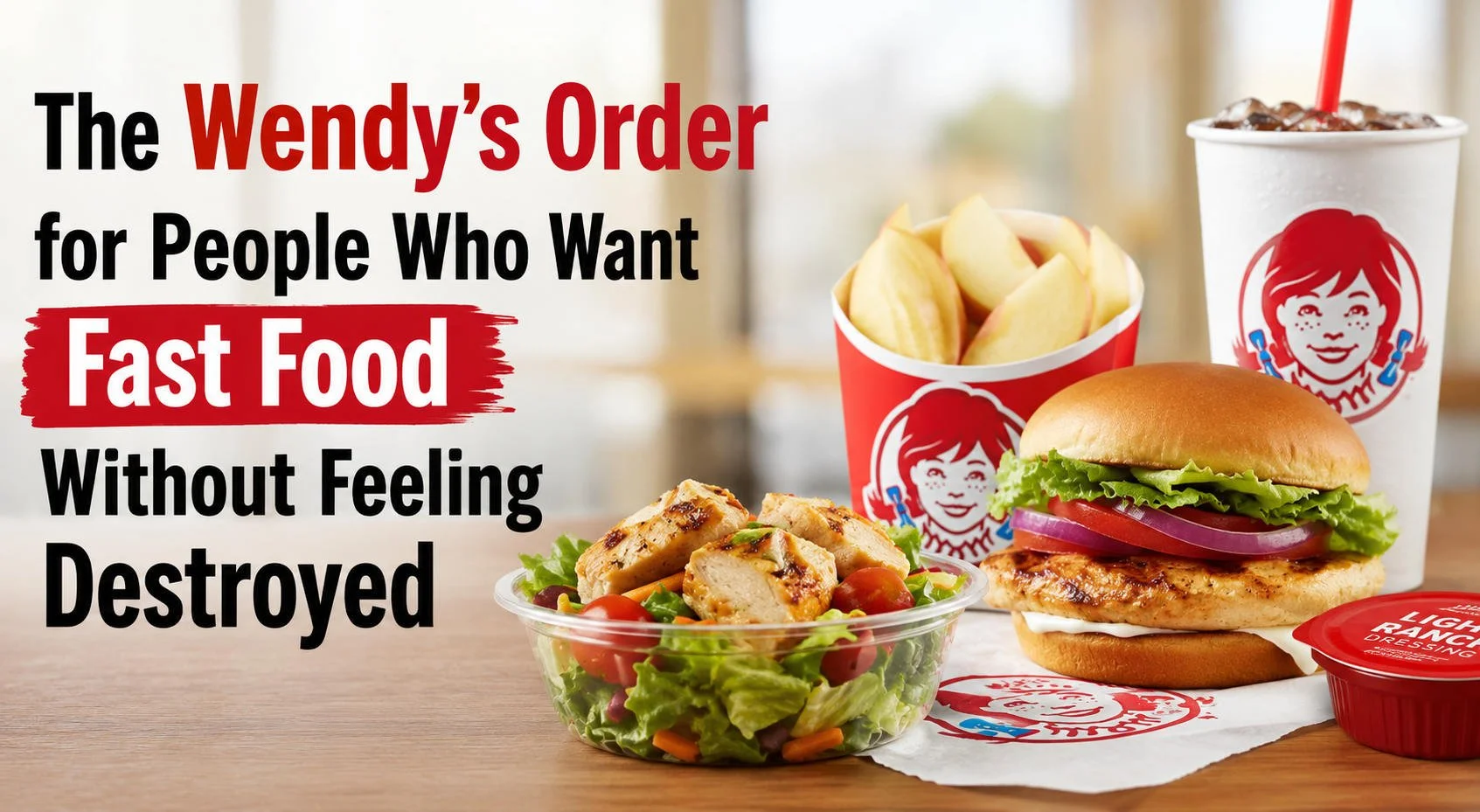 The Wendy’s Order for People Who Want Fast Food Without Feeling Destroyed