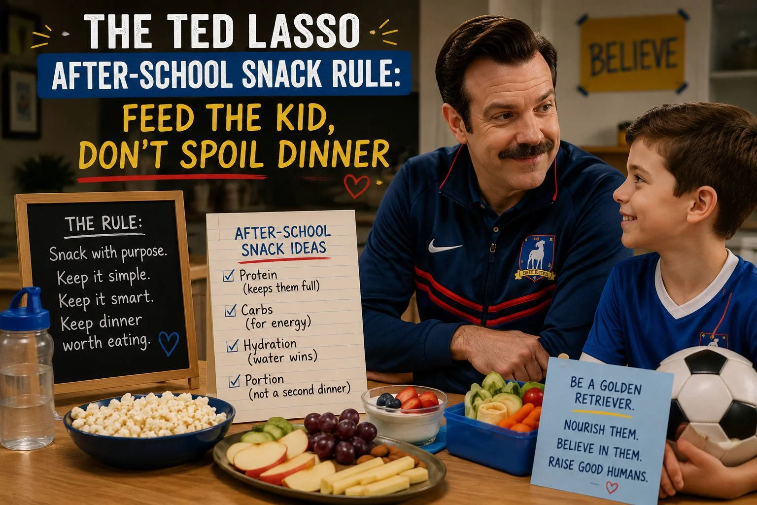 Ted lasso inspired snack spread