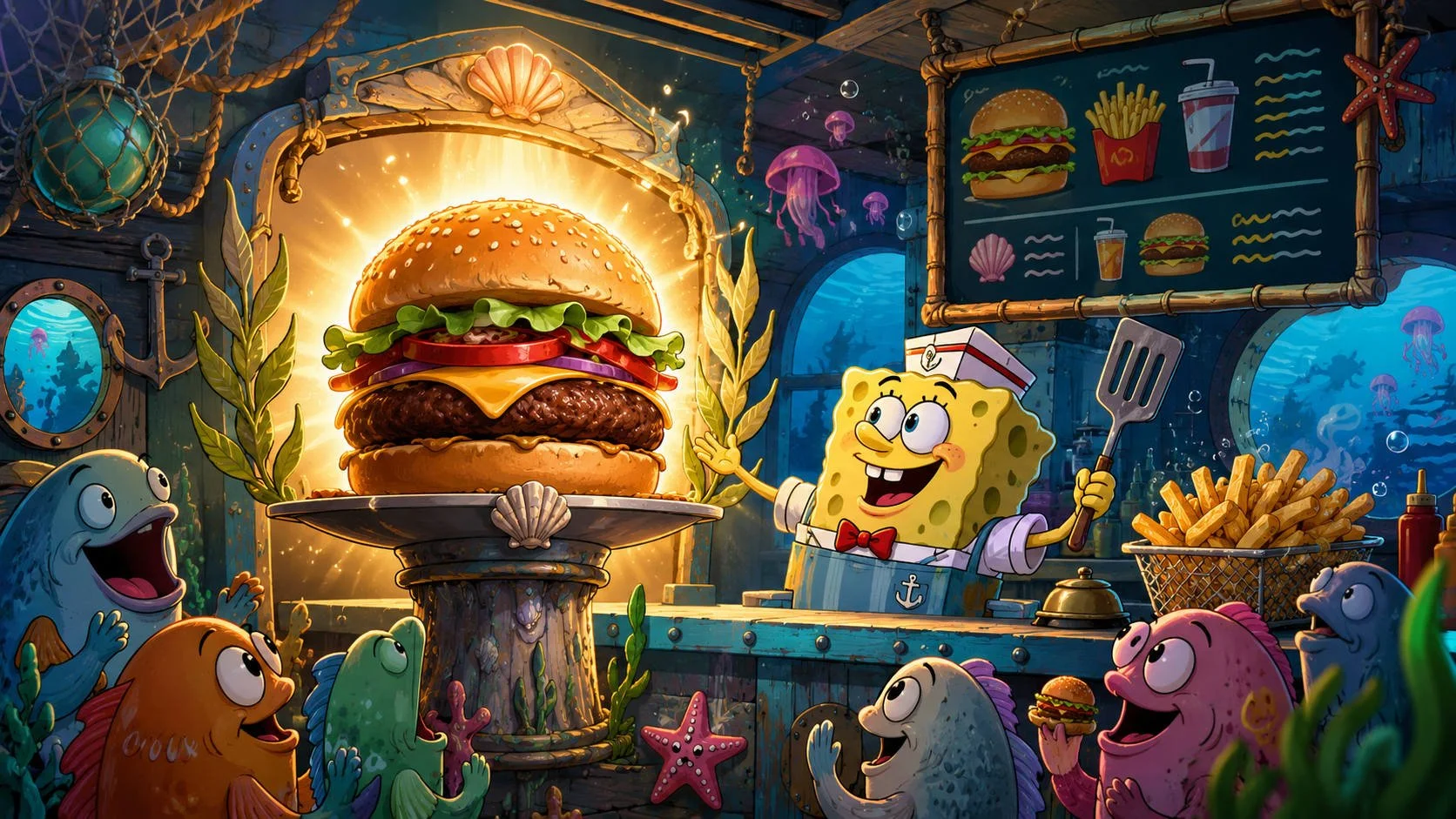 Why SpongeBob SquarePants Made the Krabby Patty a Perfect Fast-Food Myth