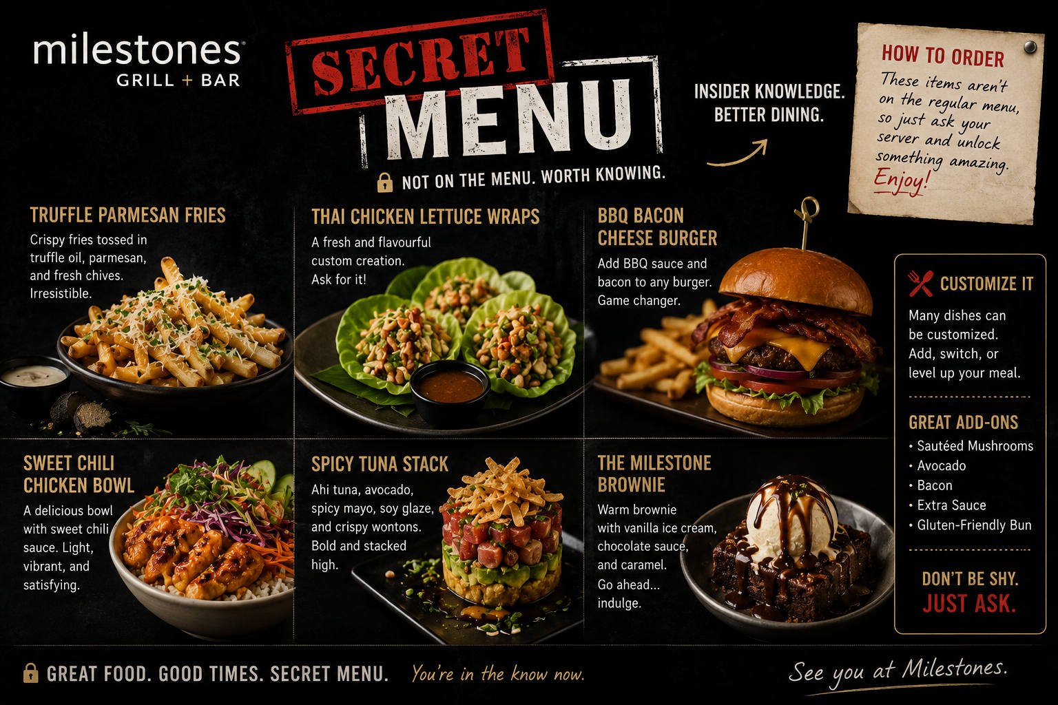Secret Menu at Milestones: The Unofficial Guide to Ordering Like You Know a Guy