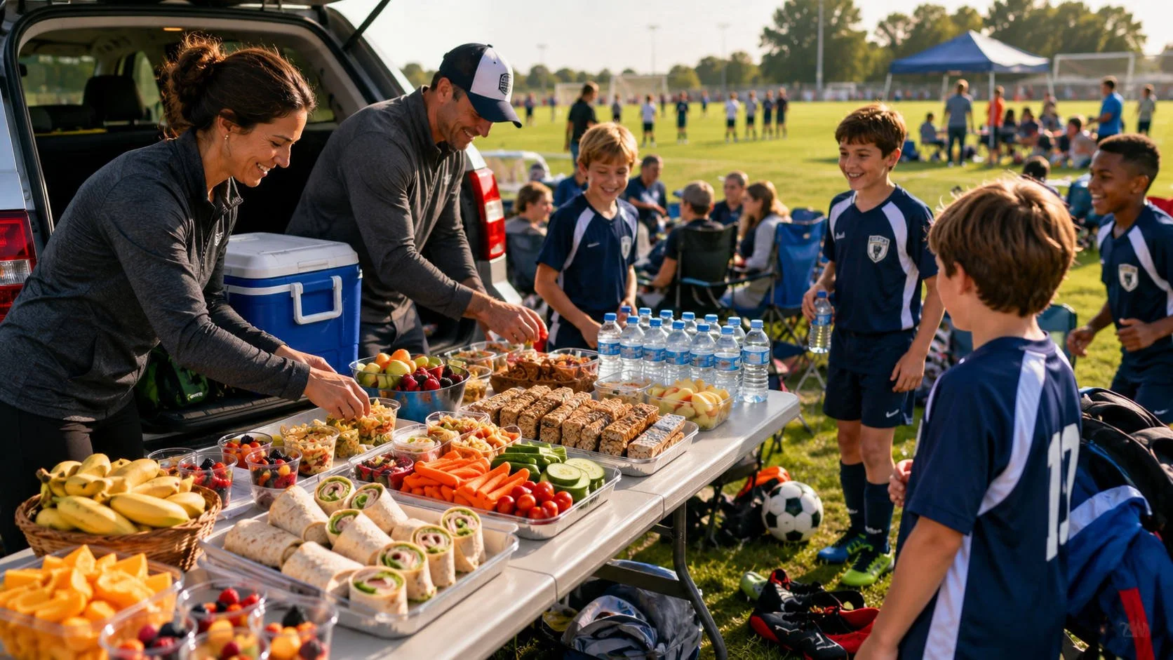 The Youth Sports Tailgate: How to Feed a Team Without Making Everyone Too Full to Play