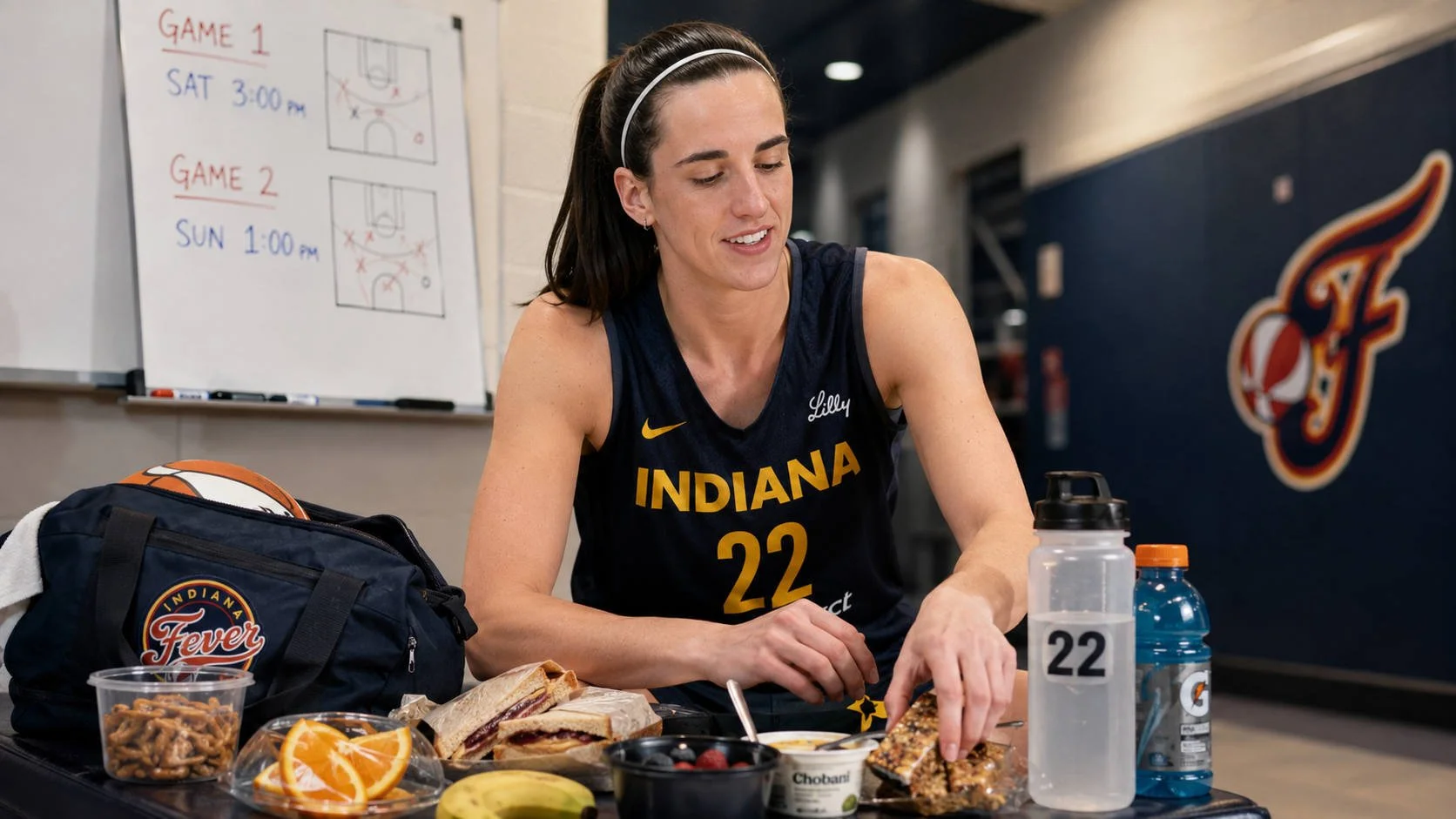 The Caitlin Clark Gym-Day Snack Guide for Playing Back-to-Back Basketball Games