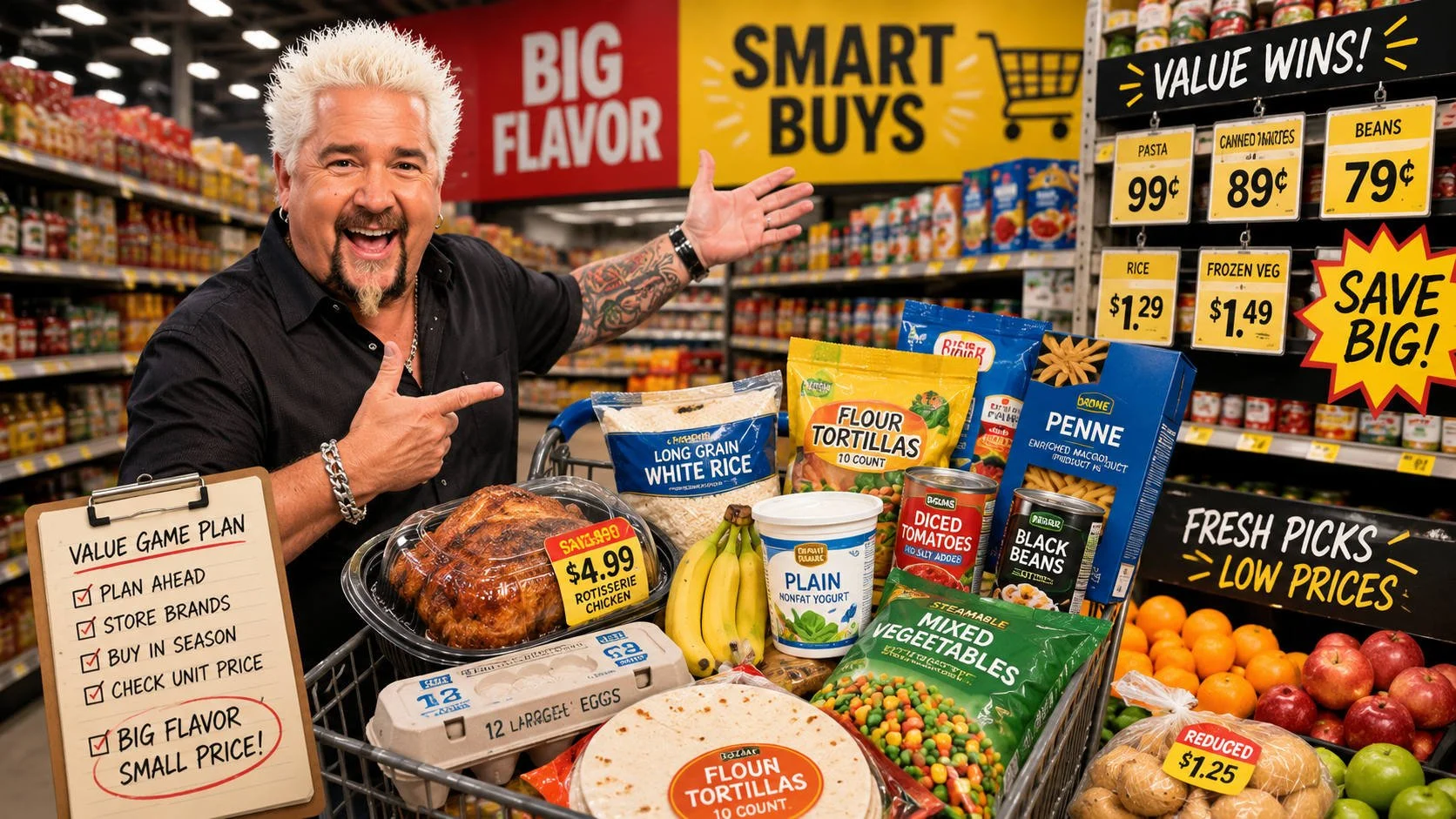 What Guy’s Grocery Games Teaches About Finding Value in Any Food Aisle