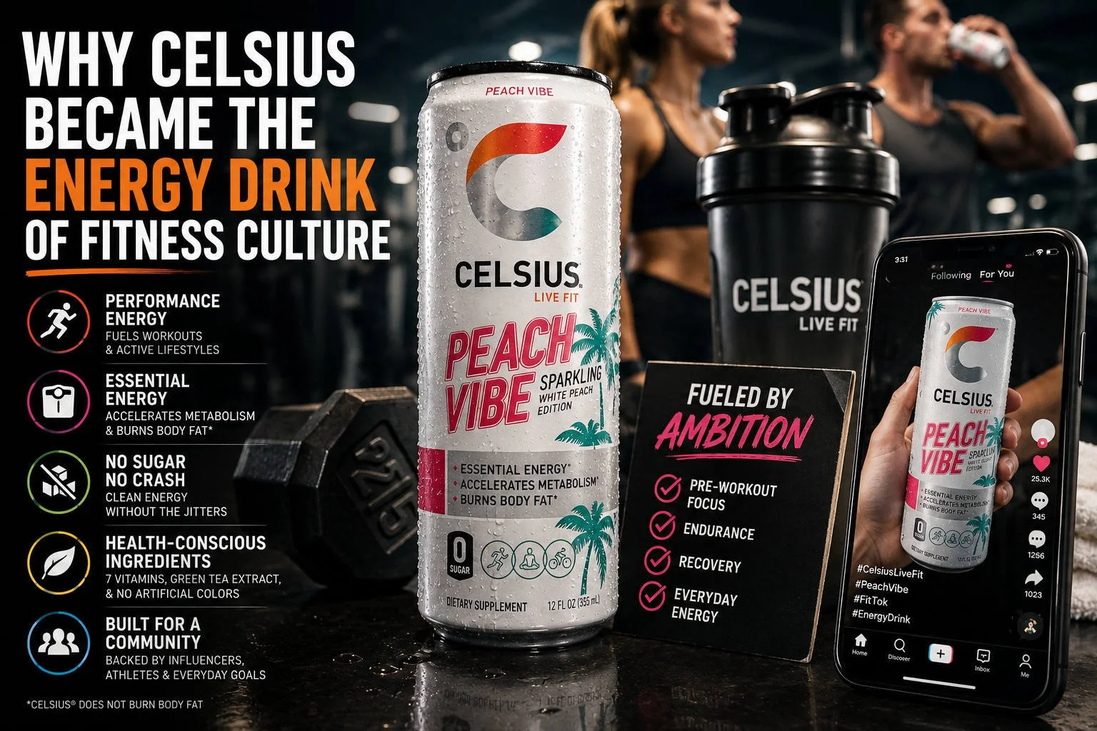 Why Celsius Became the Energy Drink of Fitness Culture
