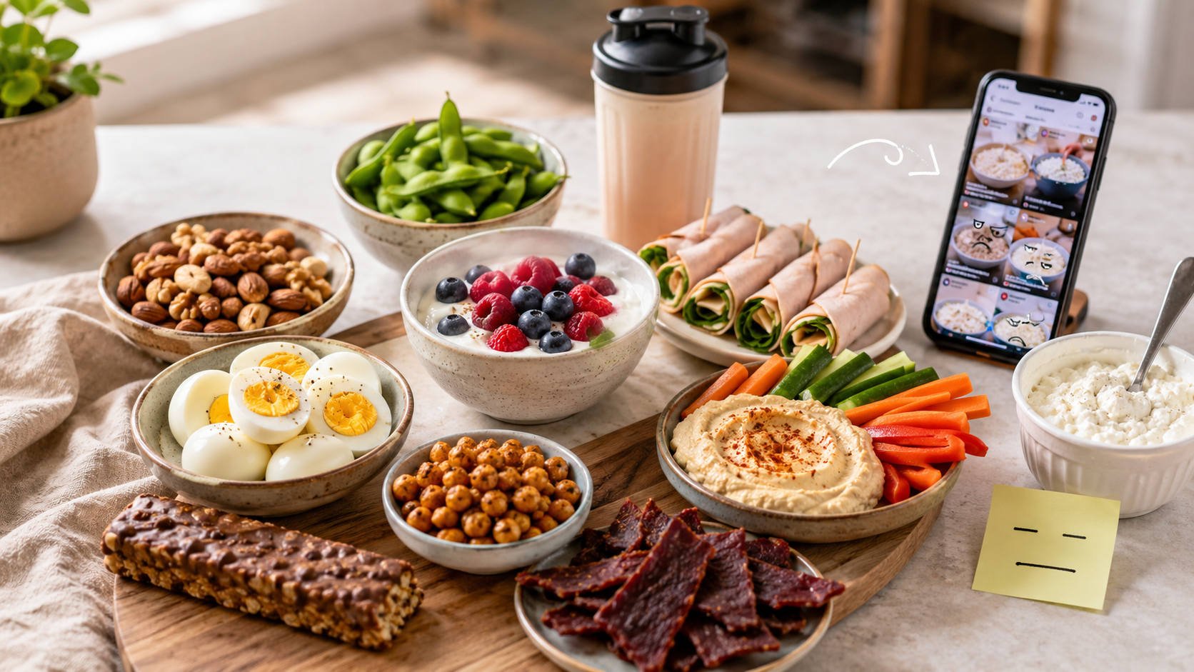 The High-Protein Snack Guide for People Who Are Tired of Cottage Cheese TikTok