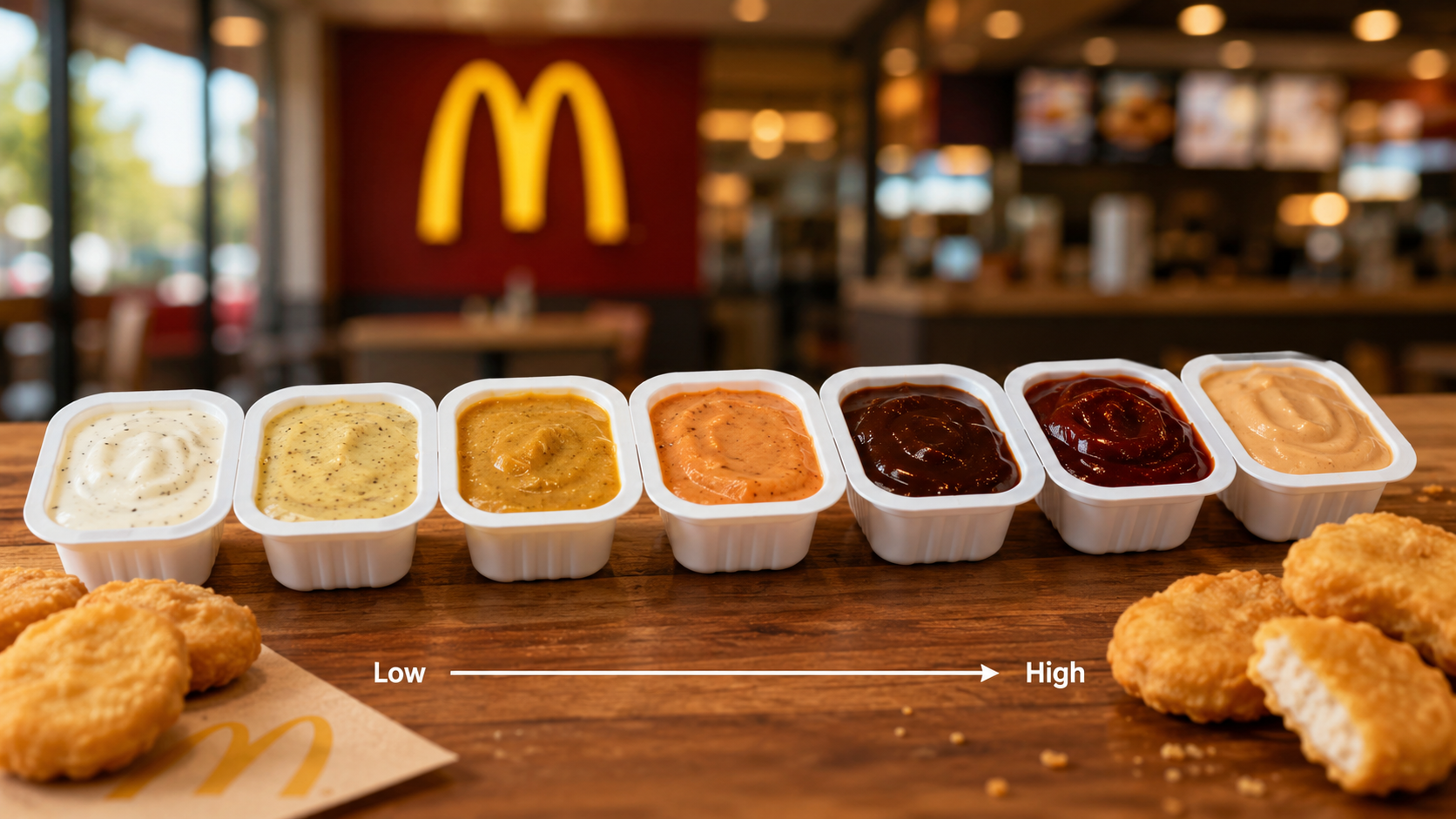 McDonald’s Sauces Ranked From Lowest to Highest Calories