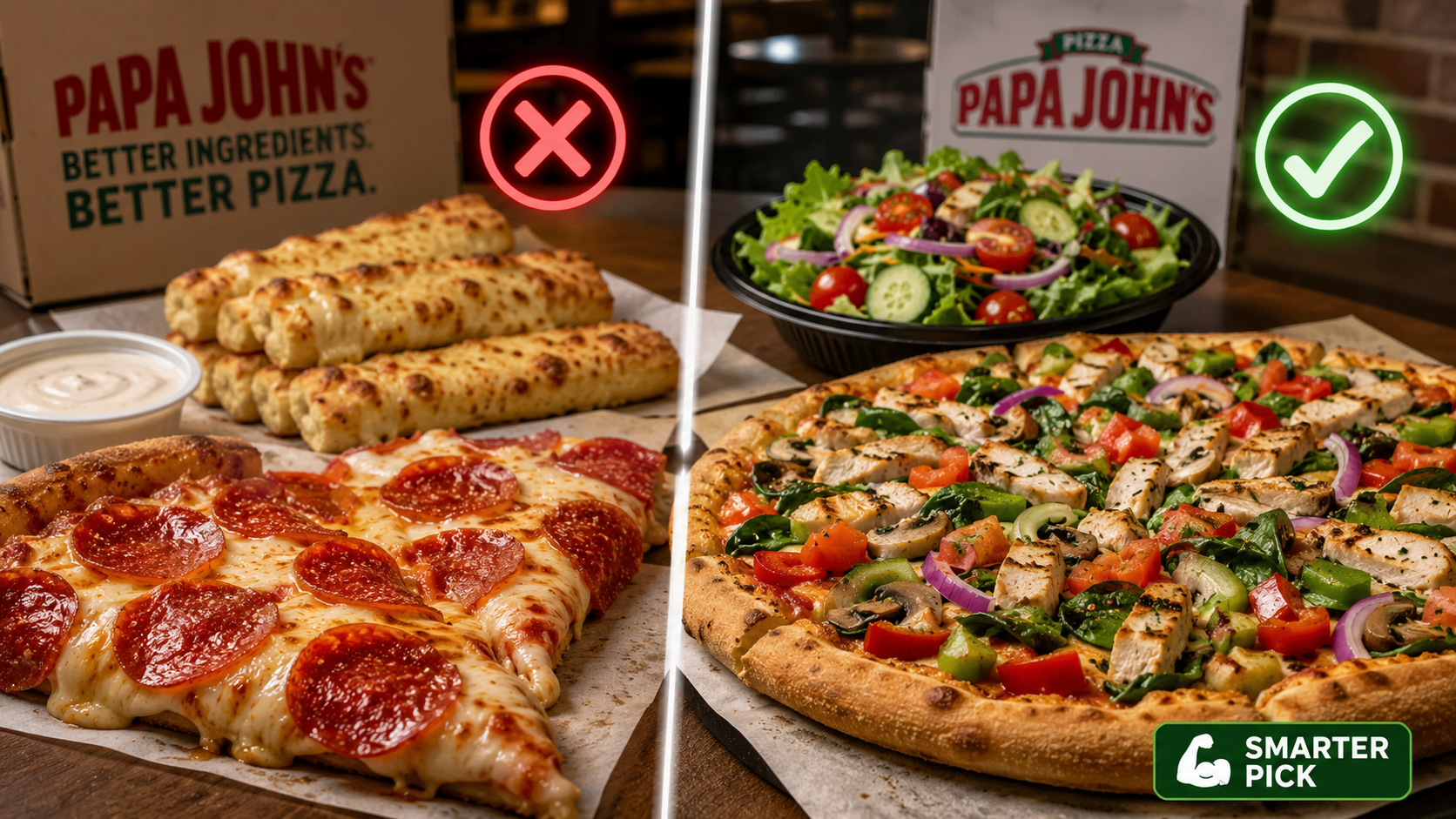 Papa Johns Looks Like a Protein-and-Fiber Disaster — Until You Order It Right