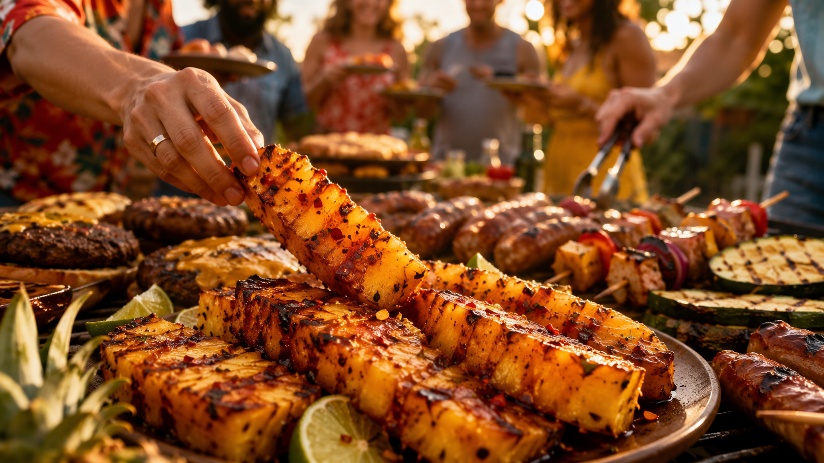 Spicy Pineapple Looks Weird Until It Steals the Whole BBQ
