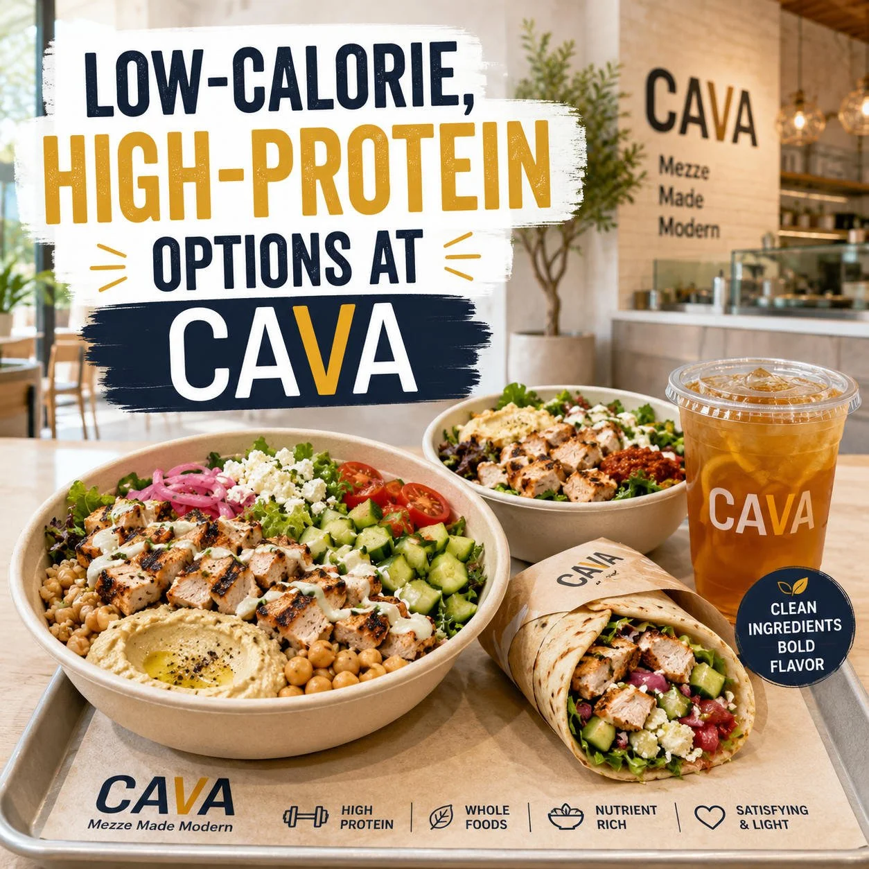 Low-Calorie, High-Protein Options at CAVA