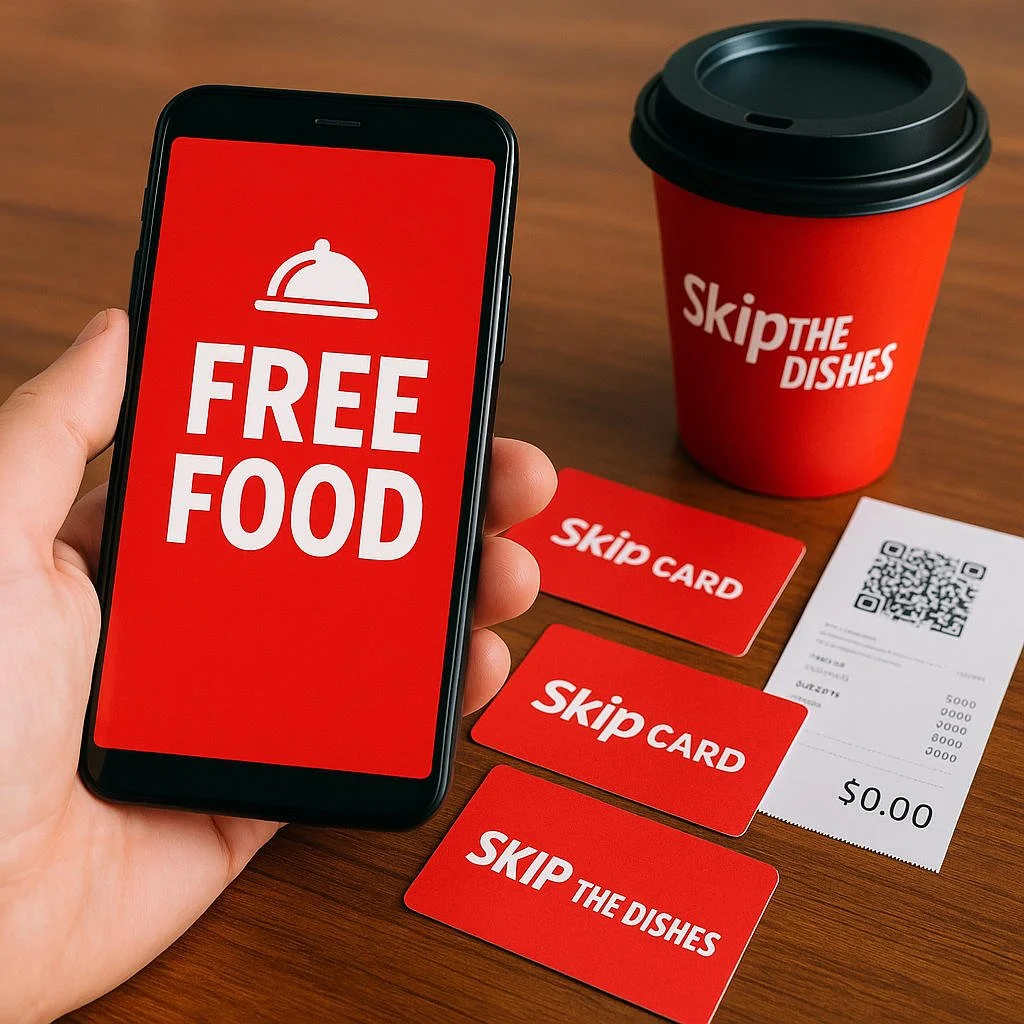 How to Get Free Food From SkipTheDishes (Legally and Repeatably)