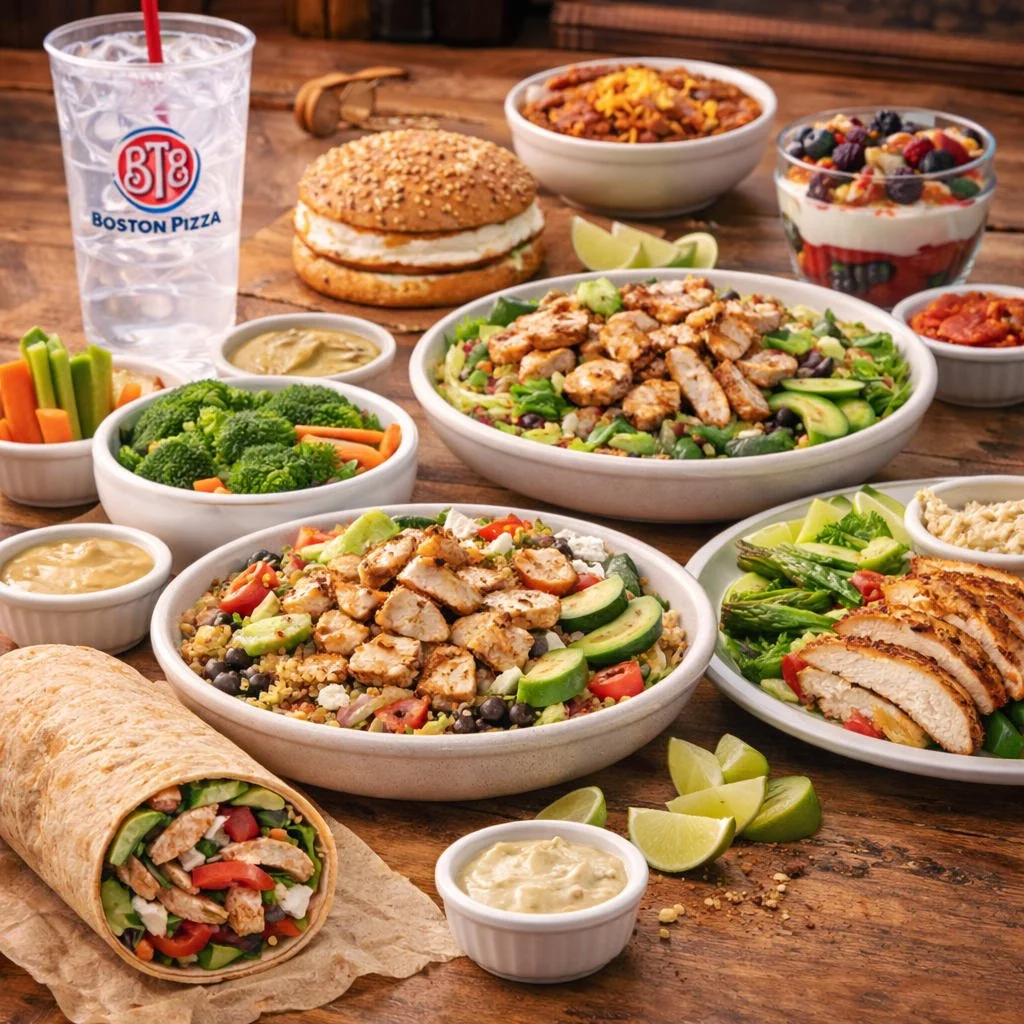 Low Calorie, High Protein Options at Boston Pizza